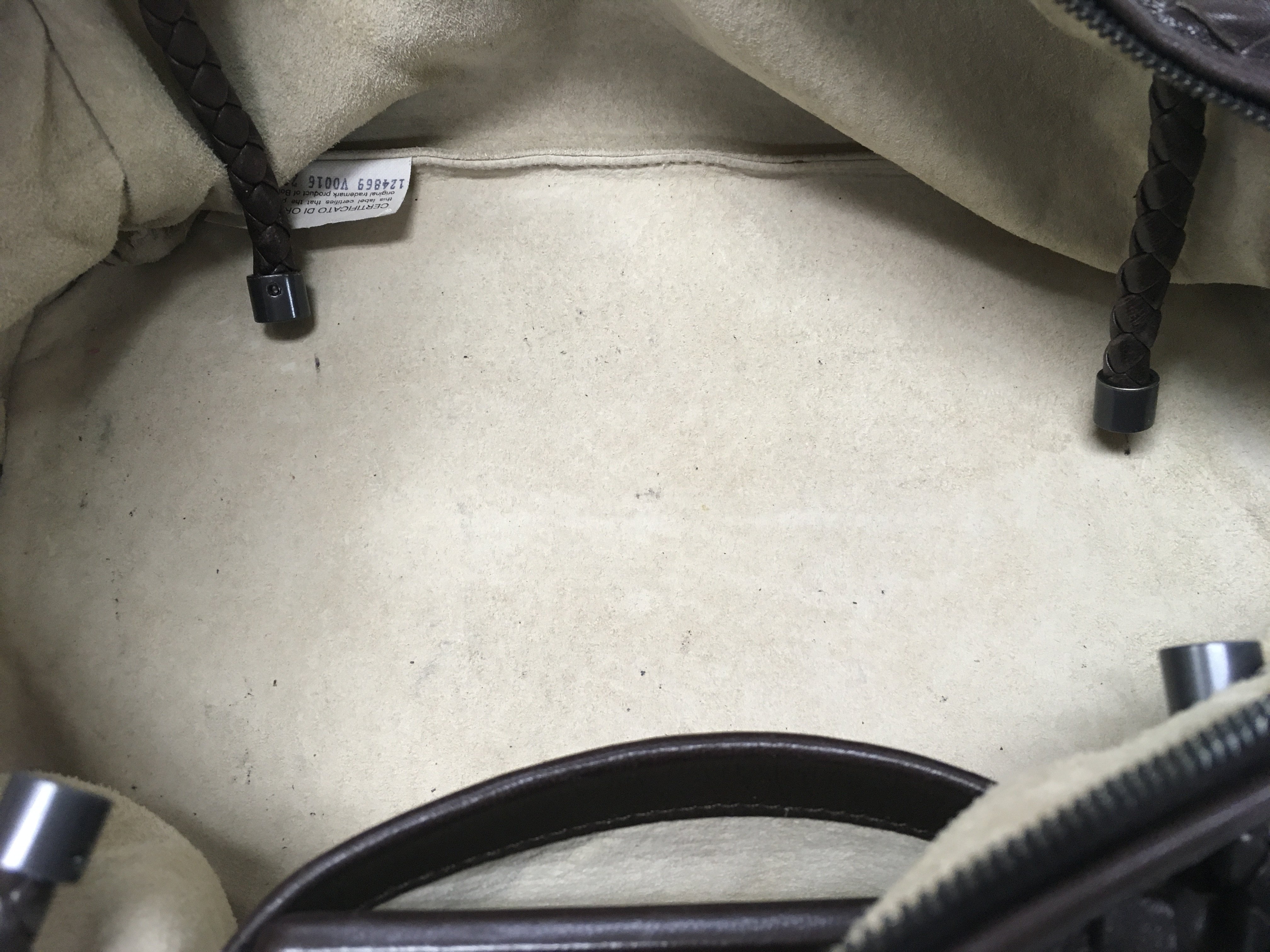 Bottega Veneta Intrecciato Brown leather bag. Postage cat B