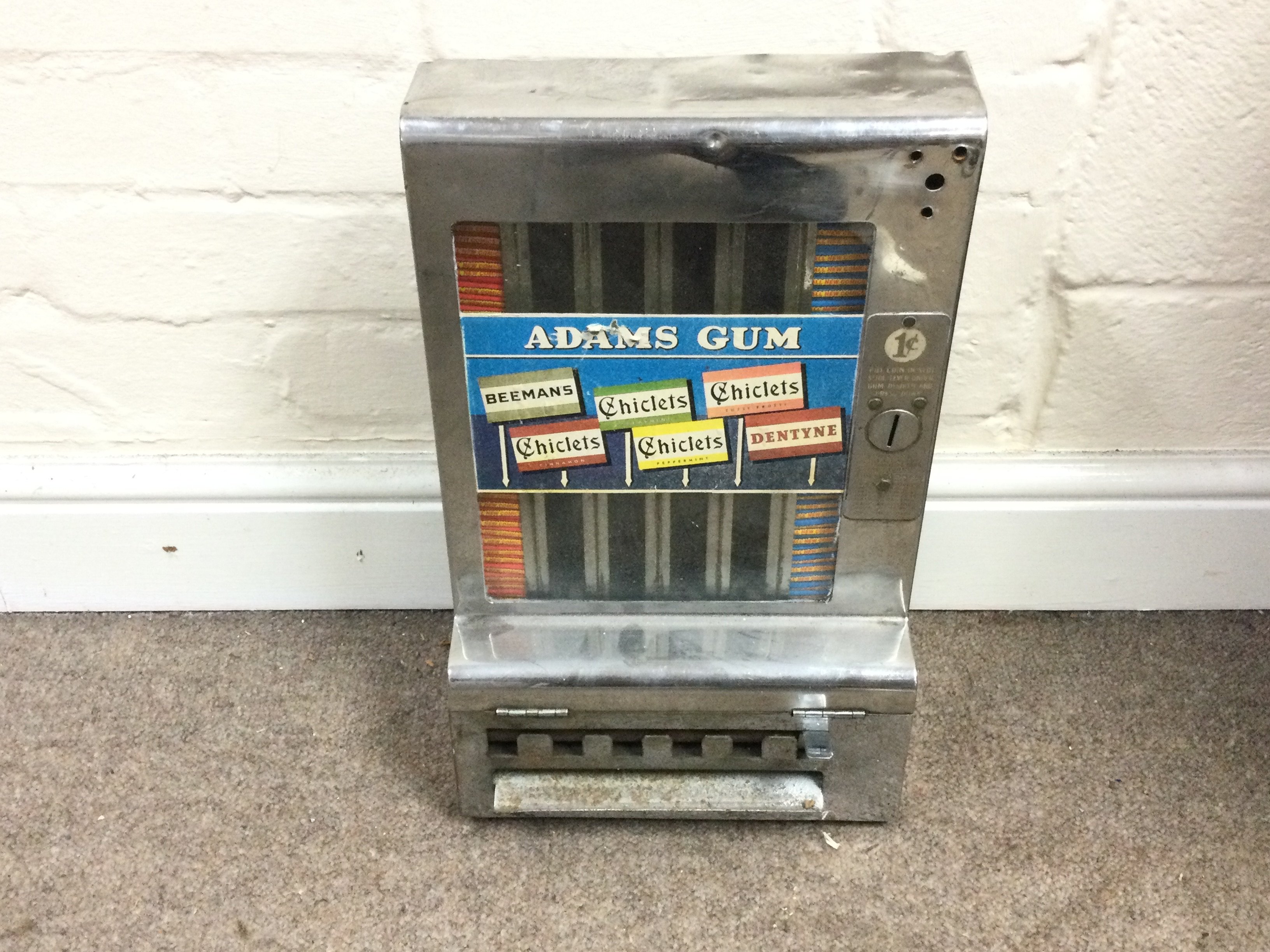 Adams Gum 1-Cent Vending Machine