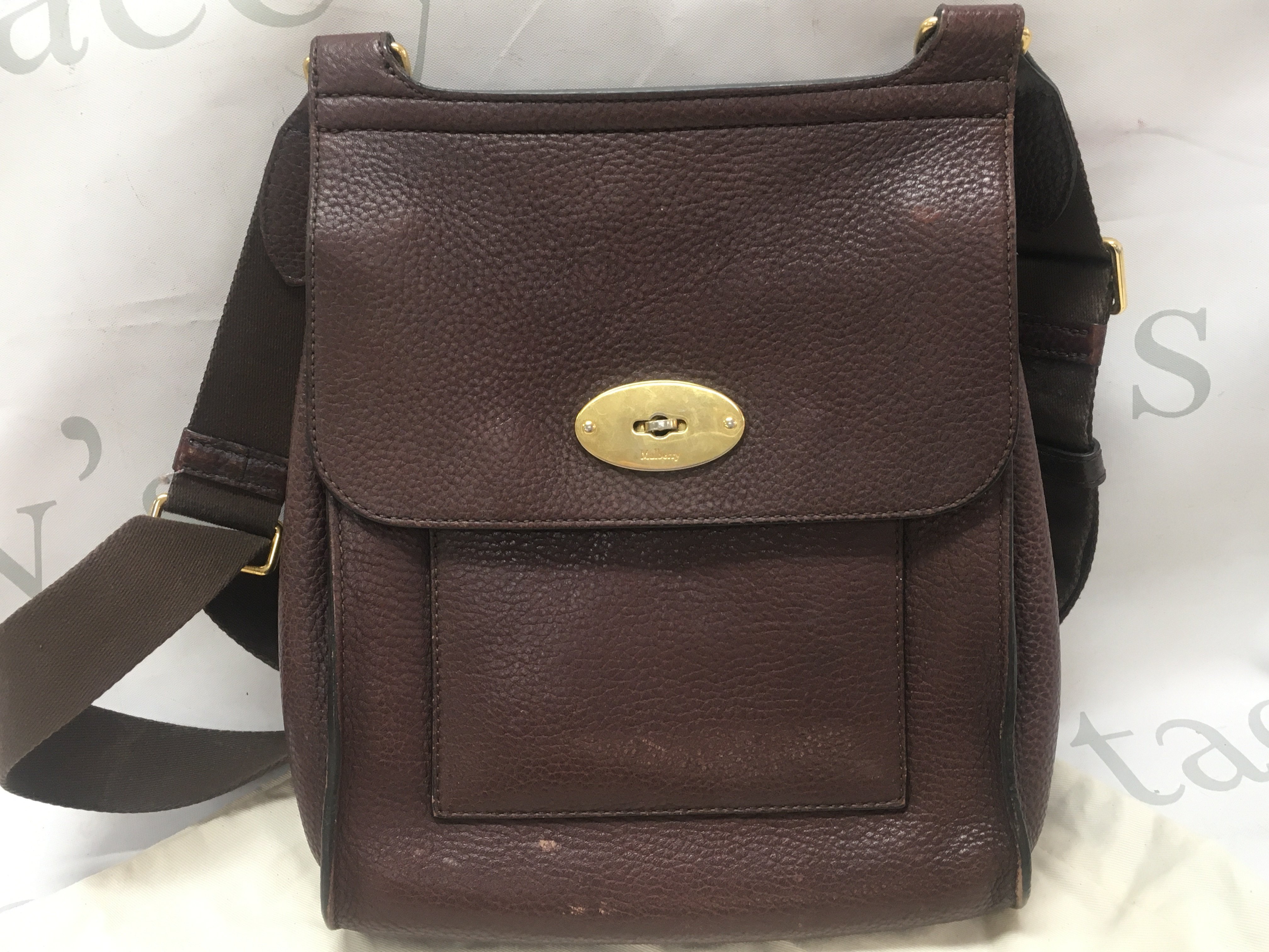 Mulberry crossbody leather bag , postage catB