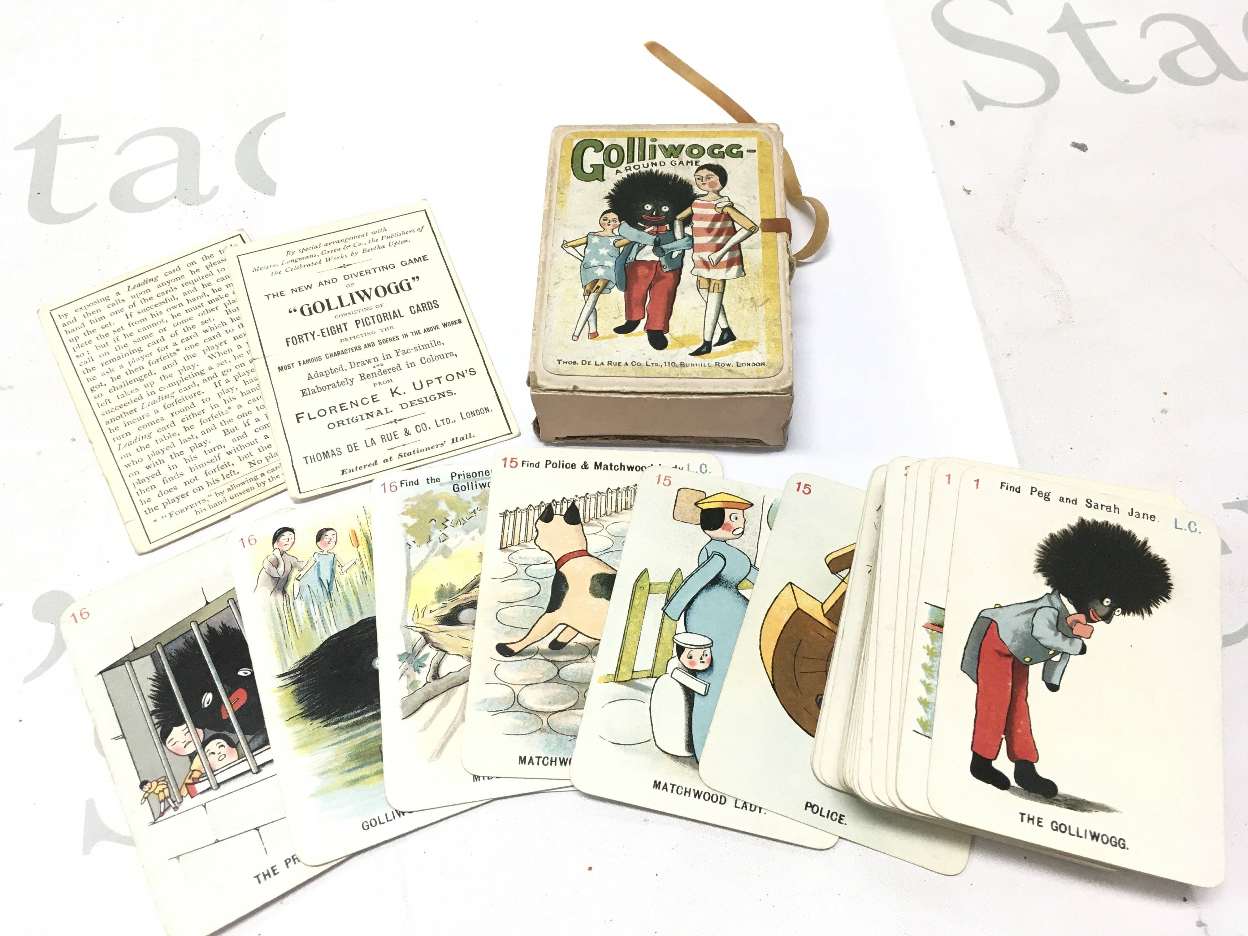 A Round game, card game by Bertha Florence K Upton De La Rue & Co circa 1900. Postage category A