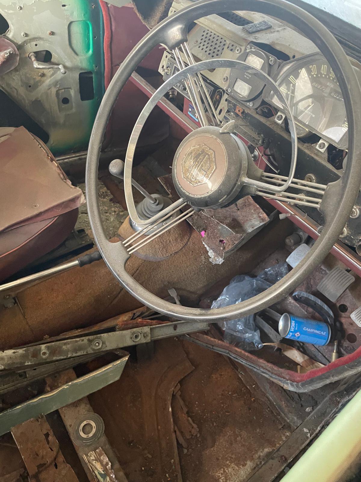 WITHDRAWN - MG Magnette, Registration 8769 PFEngine Size (cc) 1489Year of Manufacture 1958Date First Registered: 09/06/1988Sold previously via Matthewsons classic car auction lot 309, December 2022, this was in the process of of being restored. (Please note this car is in parts) Viewing on location, wickford area via appointment from 10am - 2pm, please contact the office to arrange an appointment