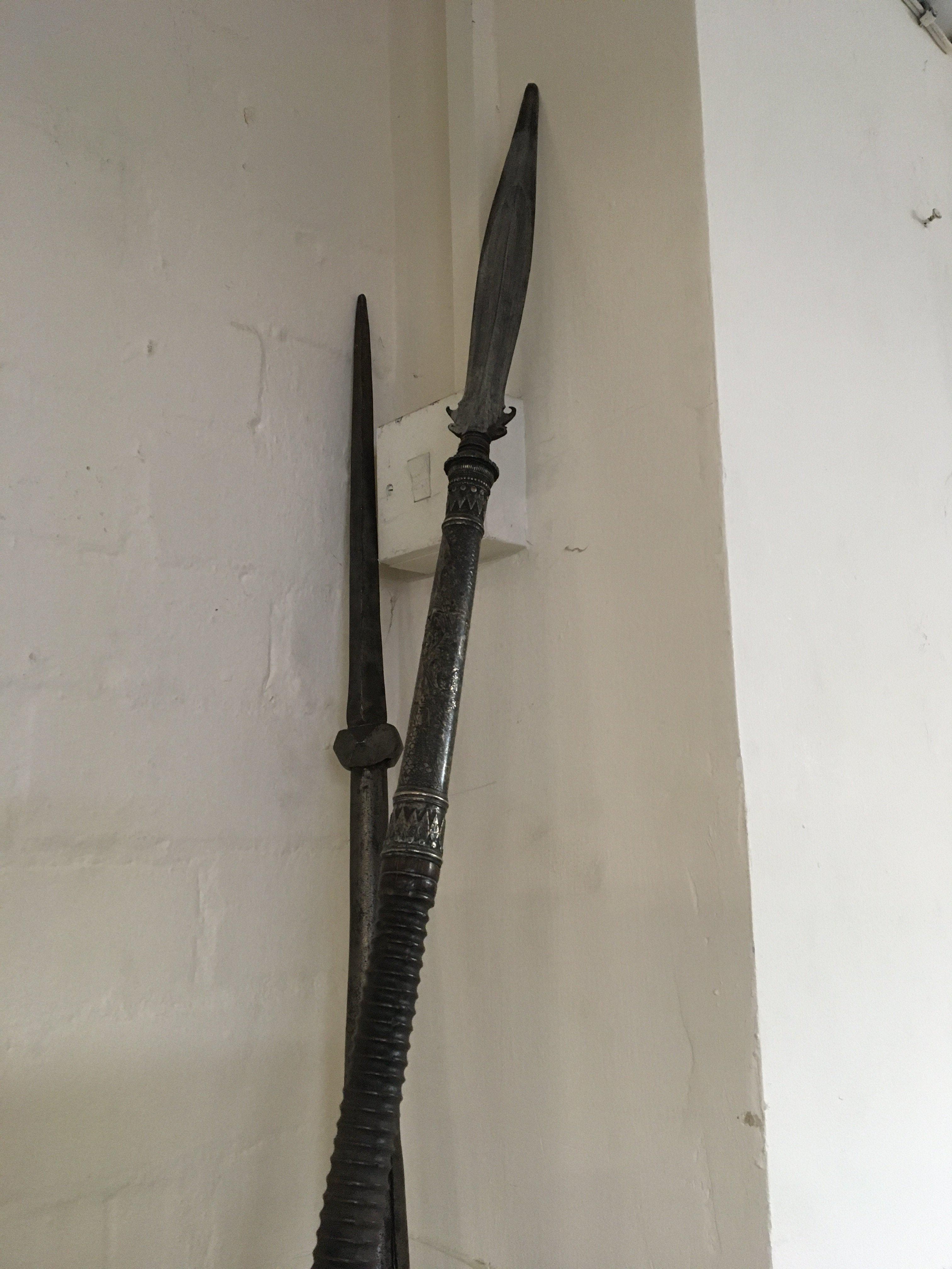 A collection of four spears