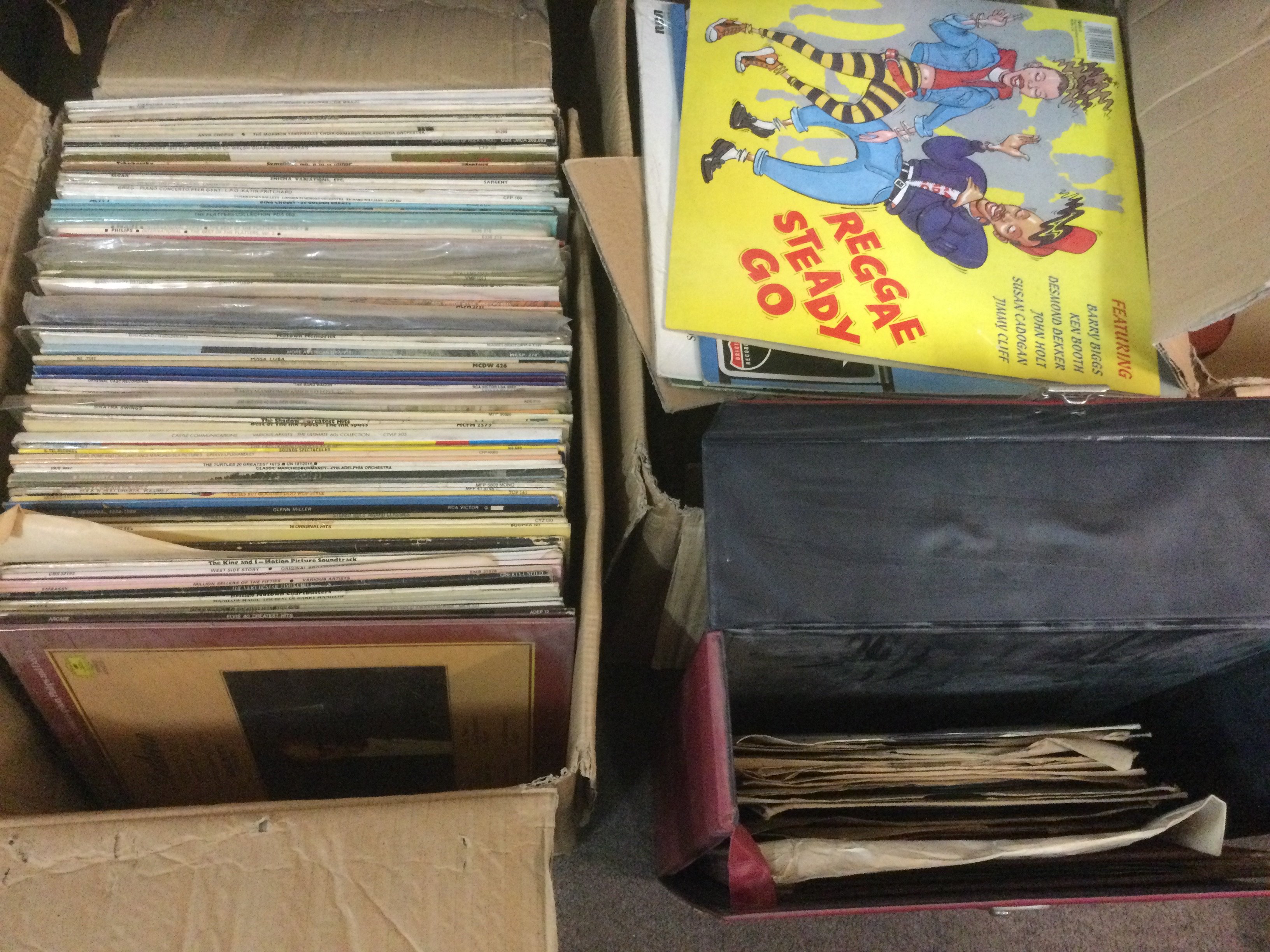 A large collection of LPs, 7" singles and 78s by various artists from the 1950s onwards.