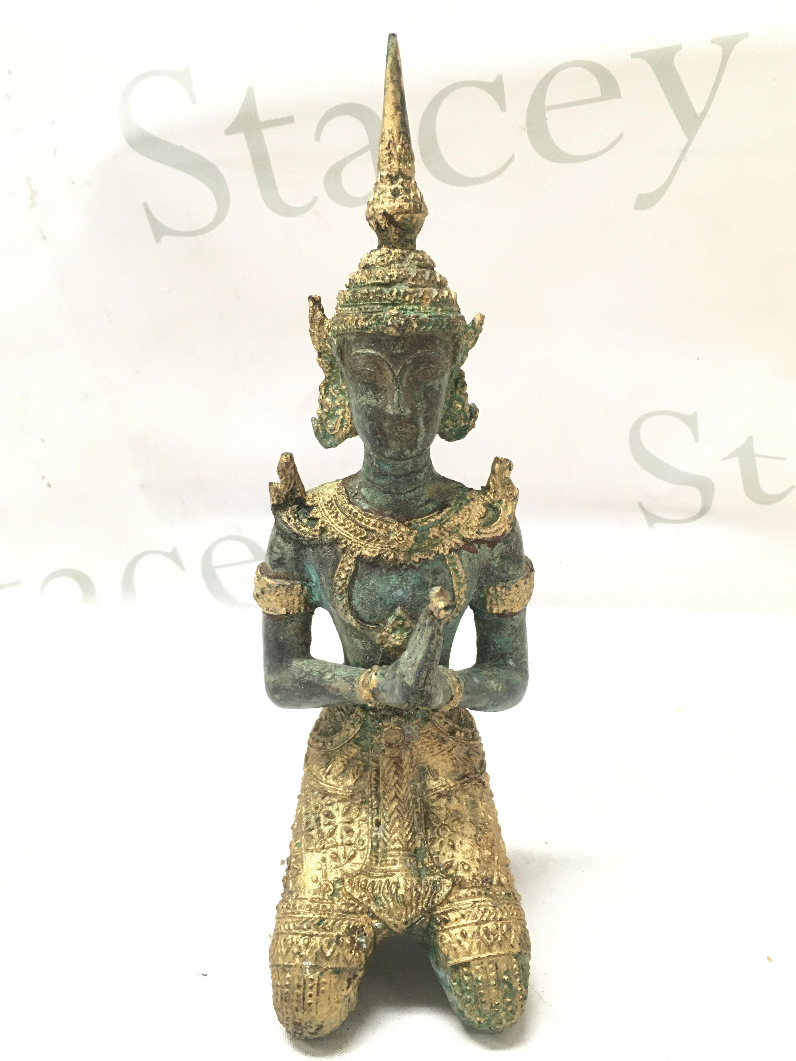 A bronze Buddha figure , 23.5cm tall. Postage category B