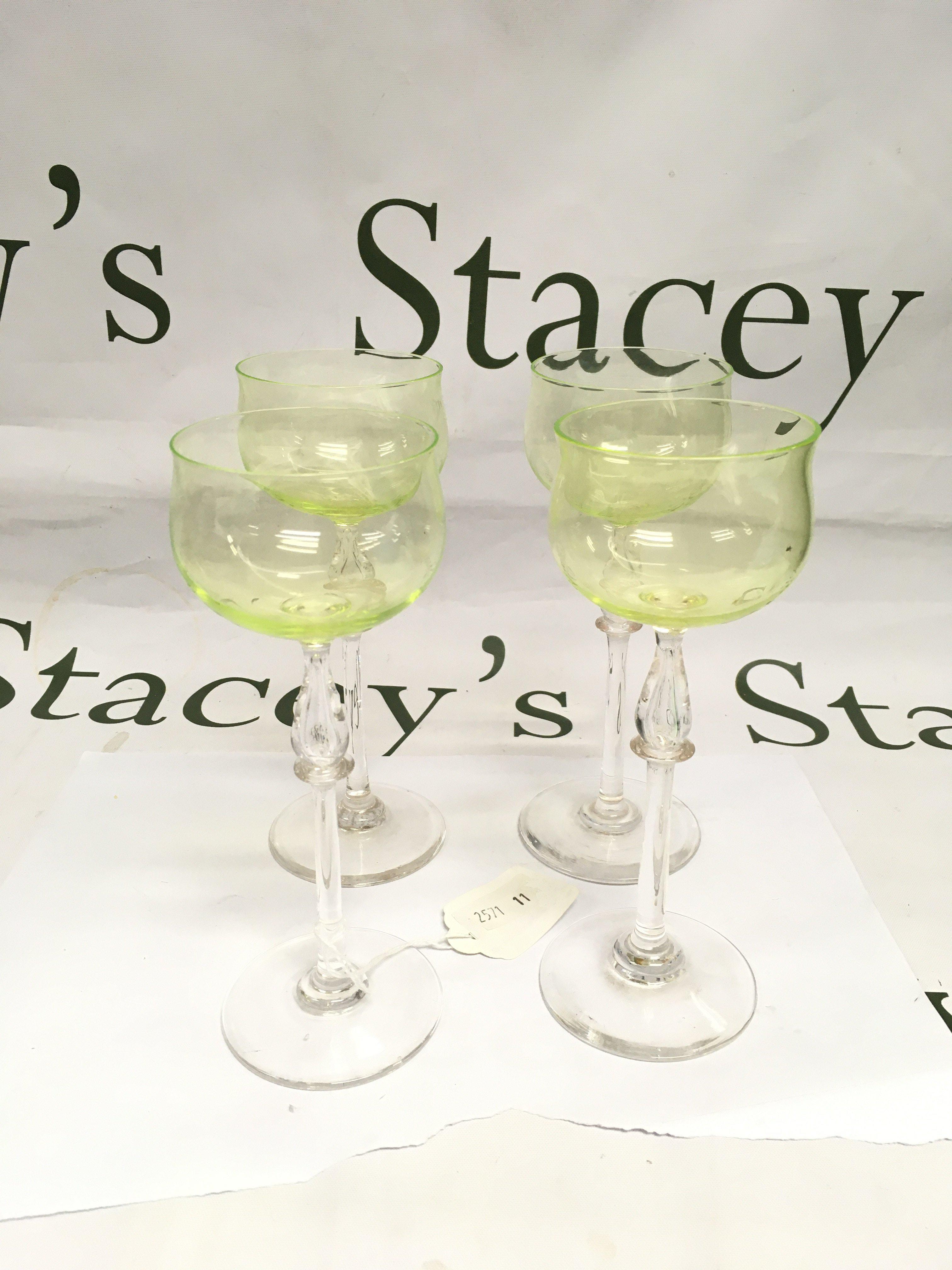 Four early 20th century glasses.