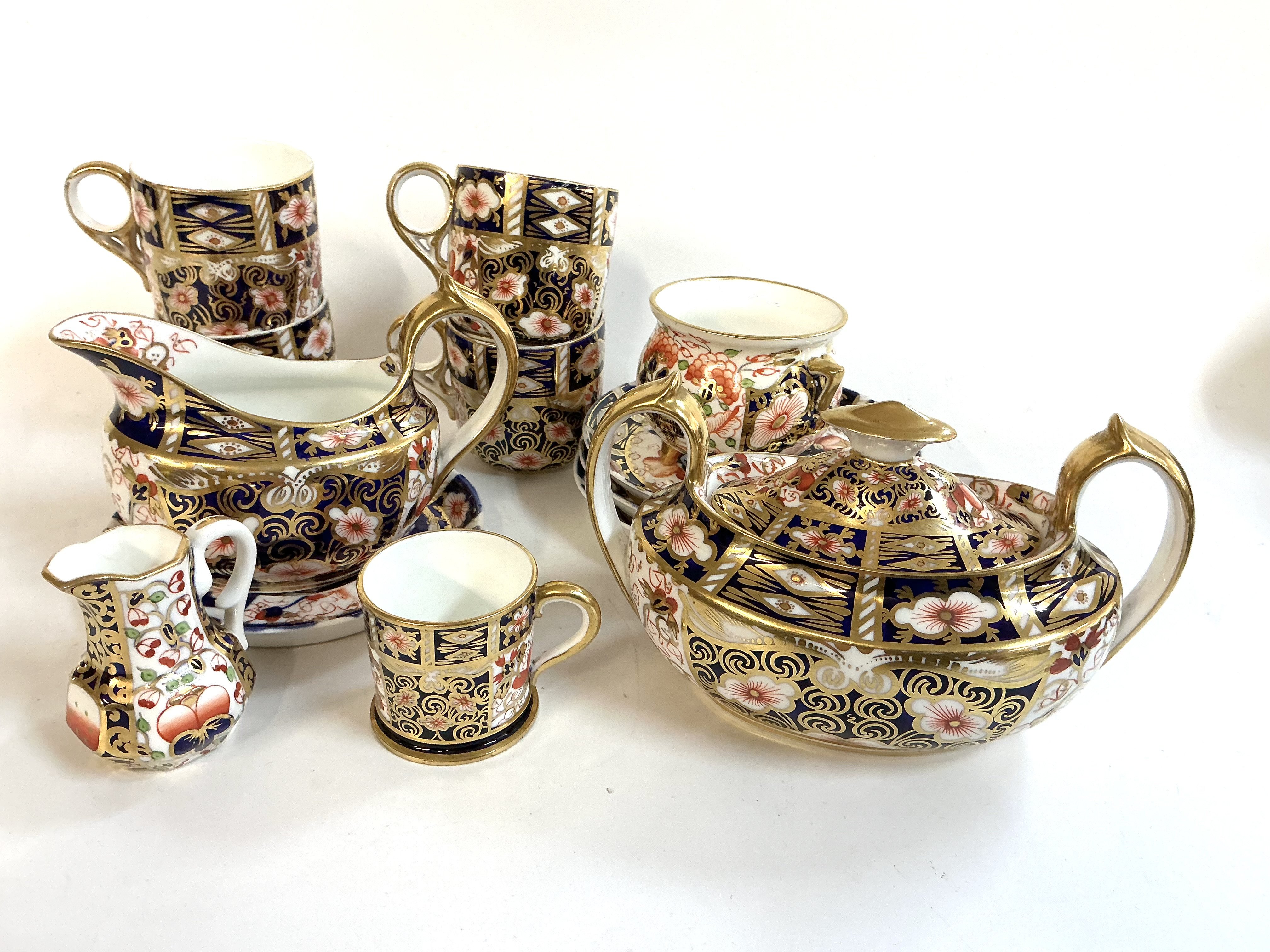 A small collection of Royal Crown Derby porcelain. (D)