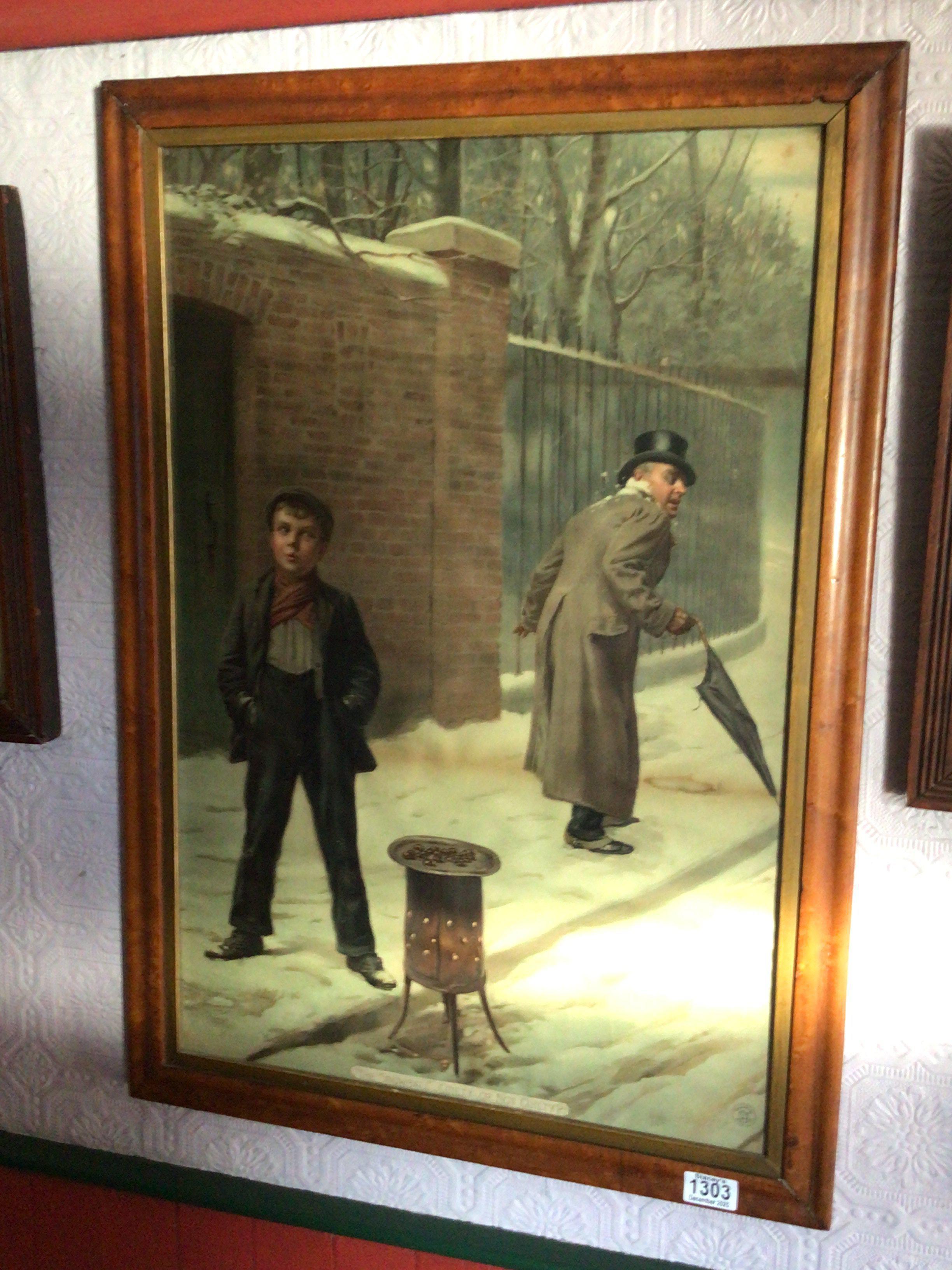 A Victorian Pears print in a maple frame The Snowball Guilty or Not Guilty a photograph of a Steam ship and other prints and pictures. (10)