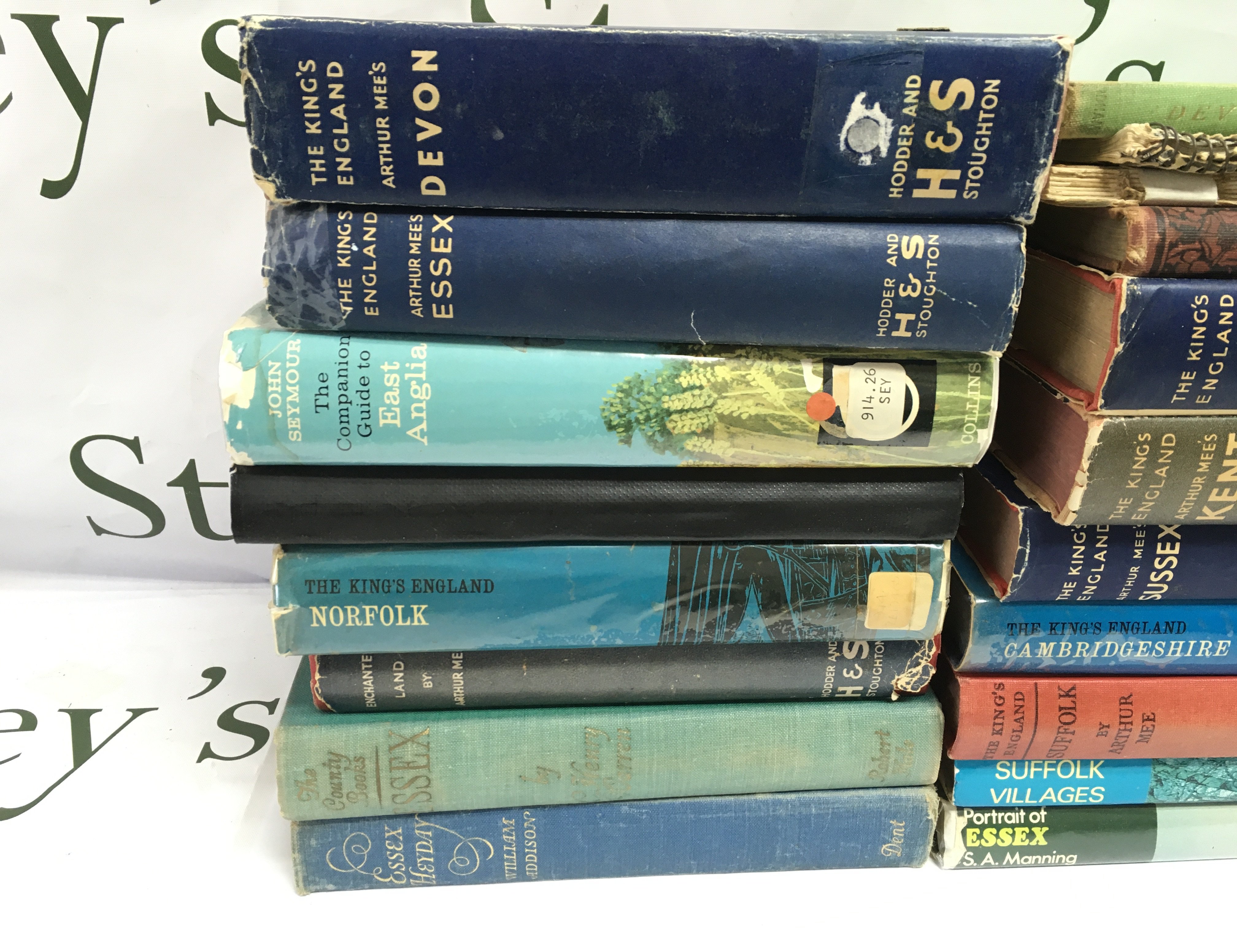 A collection of books on essex and other countys Postage B. NO RESERVE