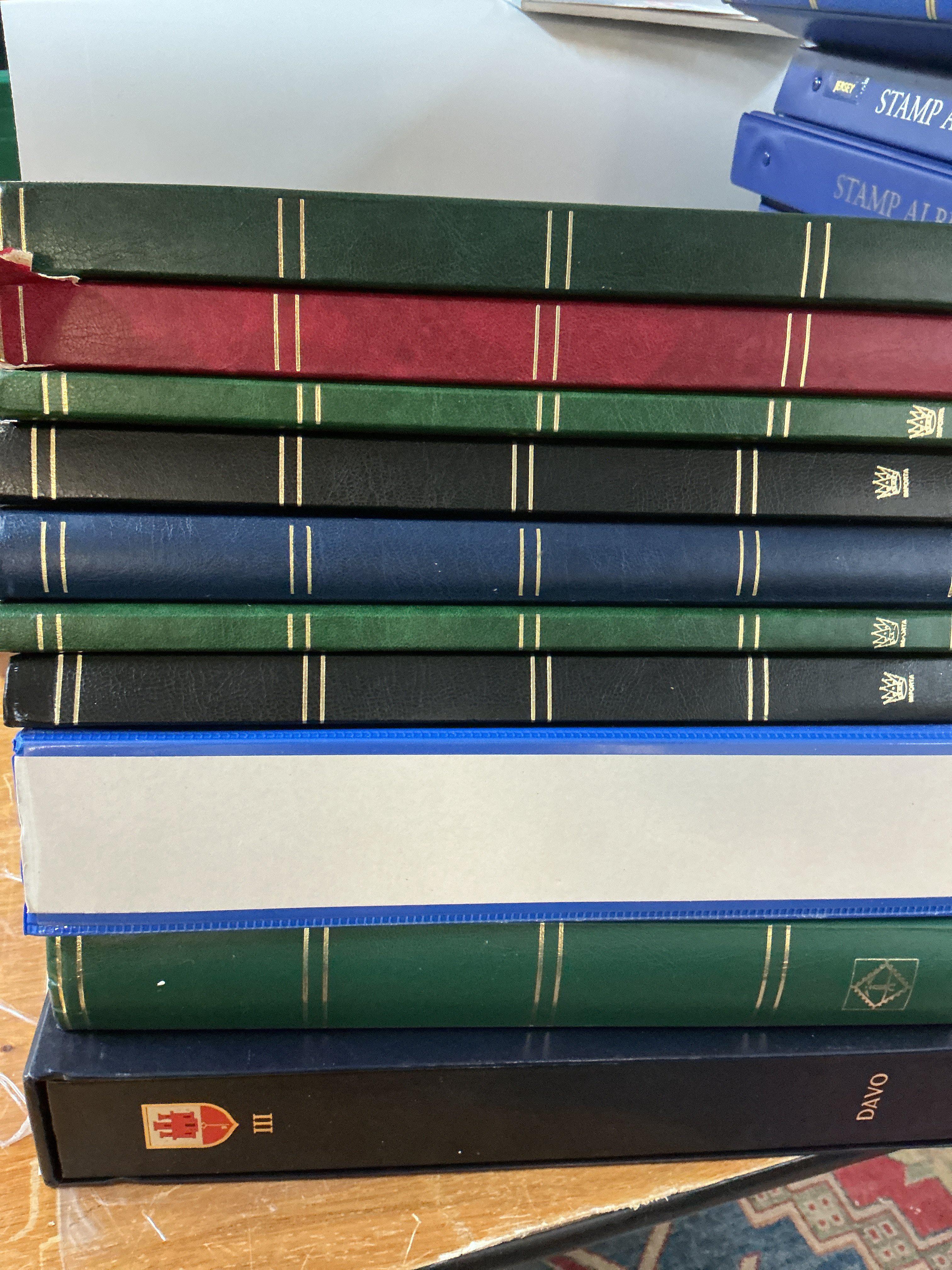 10 albums of mainly mint commonwealth postage stamps including some early examples