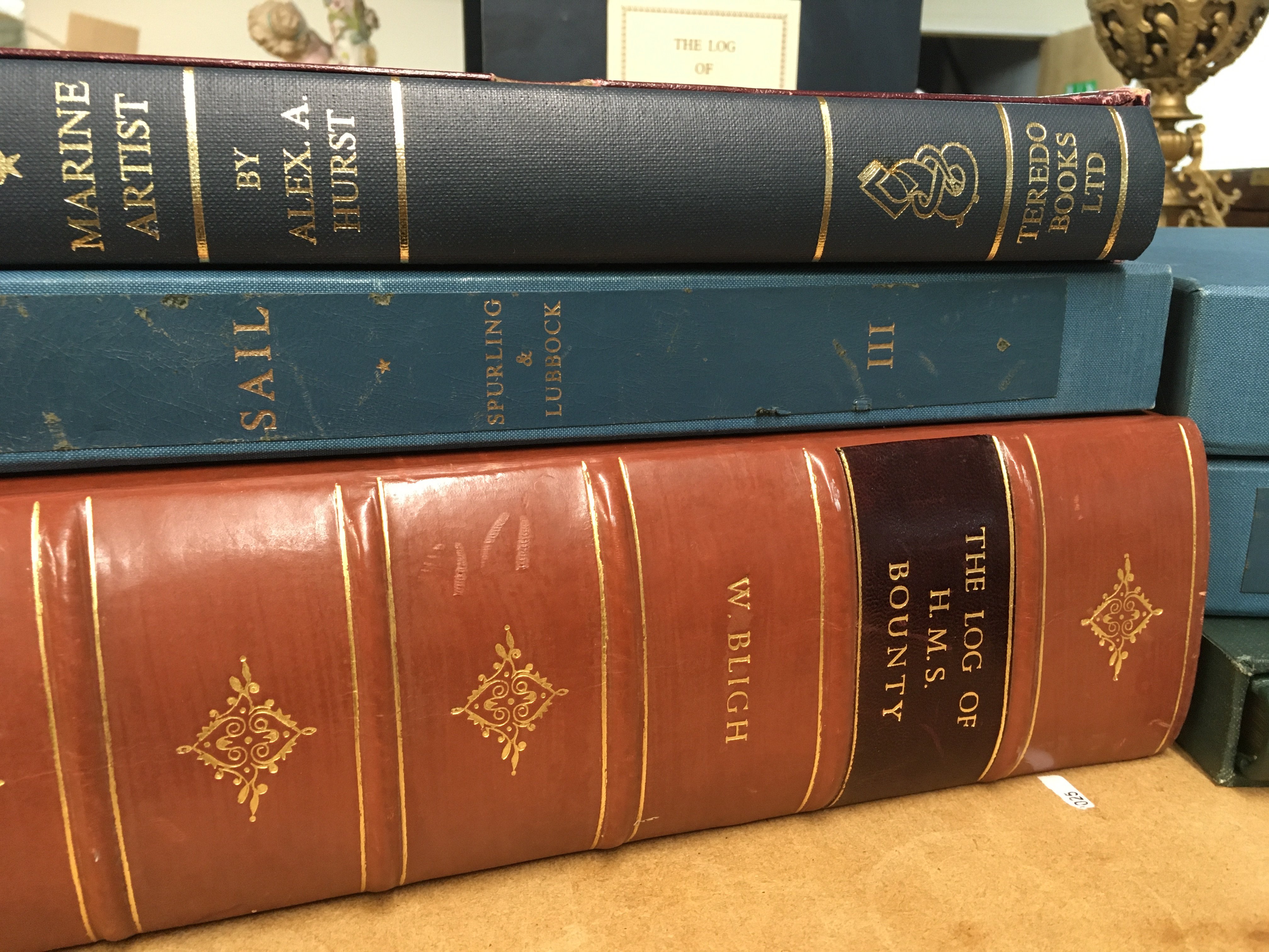 The Log of HMS bounty W Bligh together with other shipping reference books