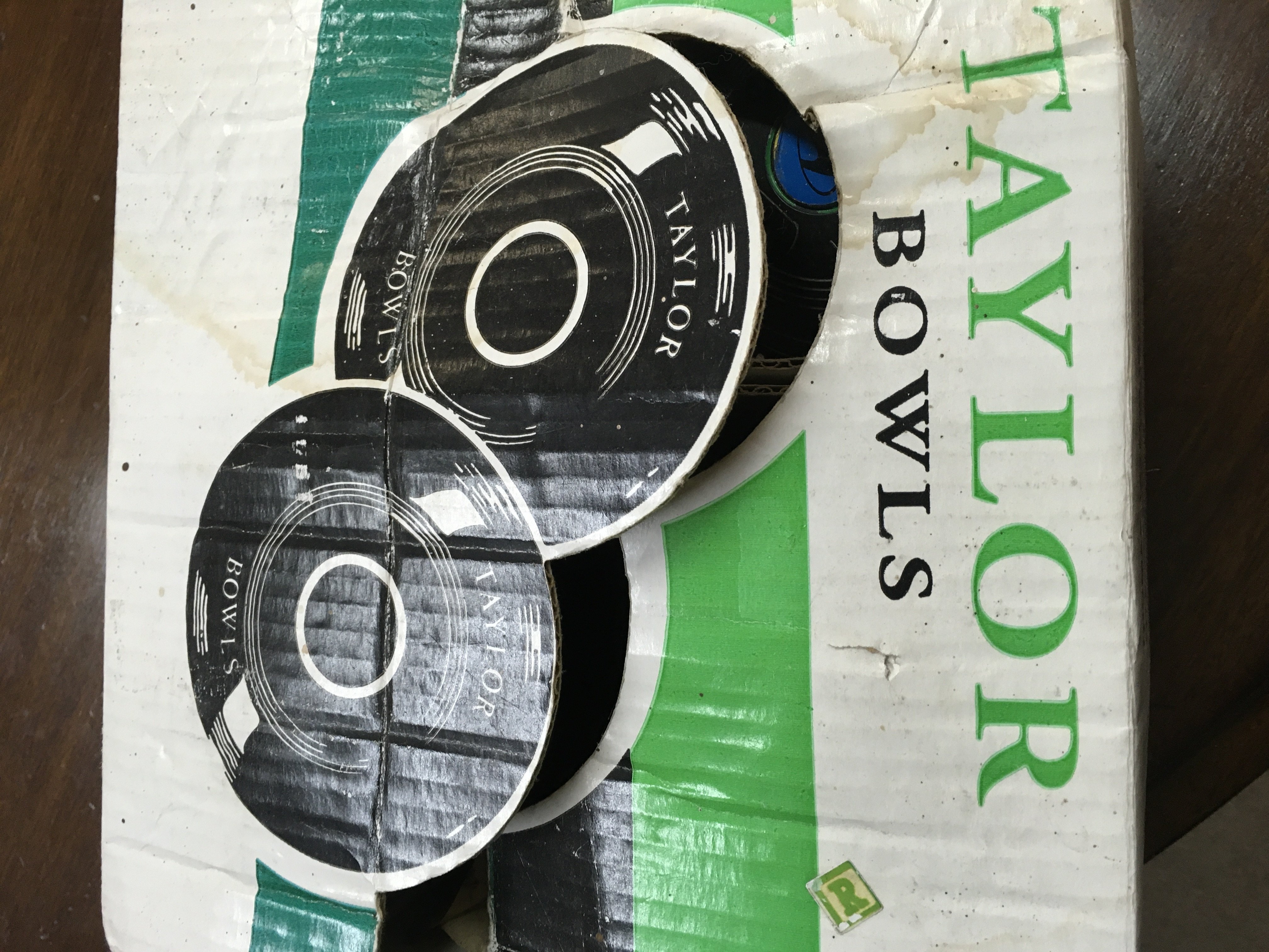 A Collection of Taylor bowls including carrying case .