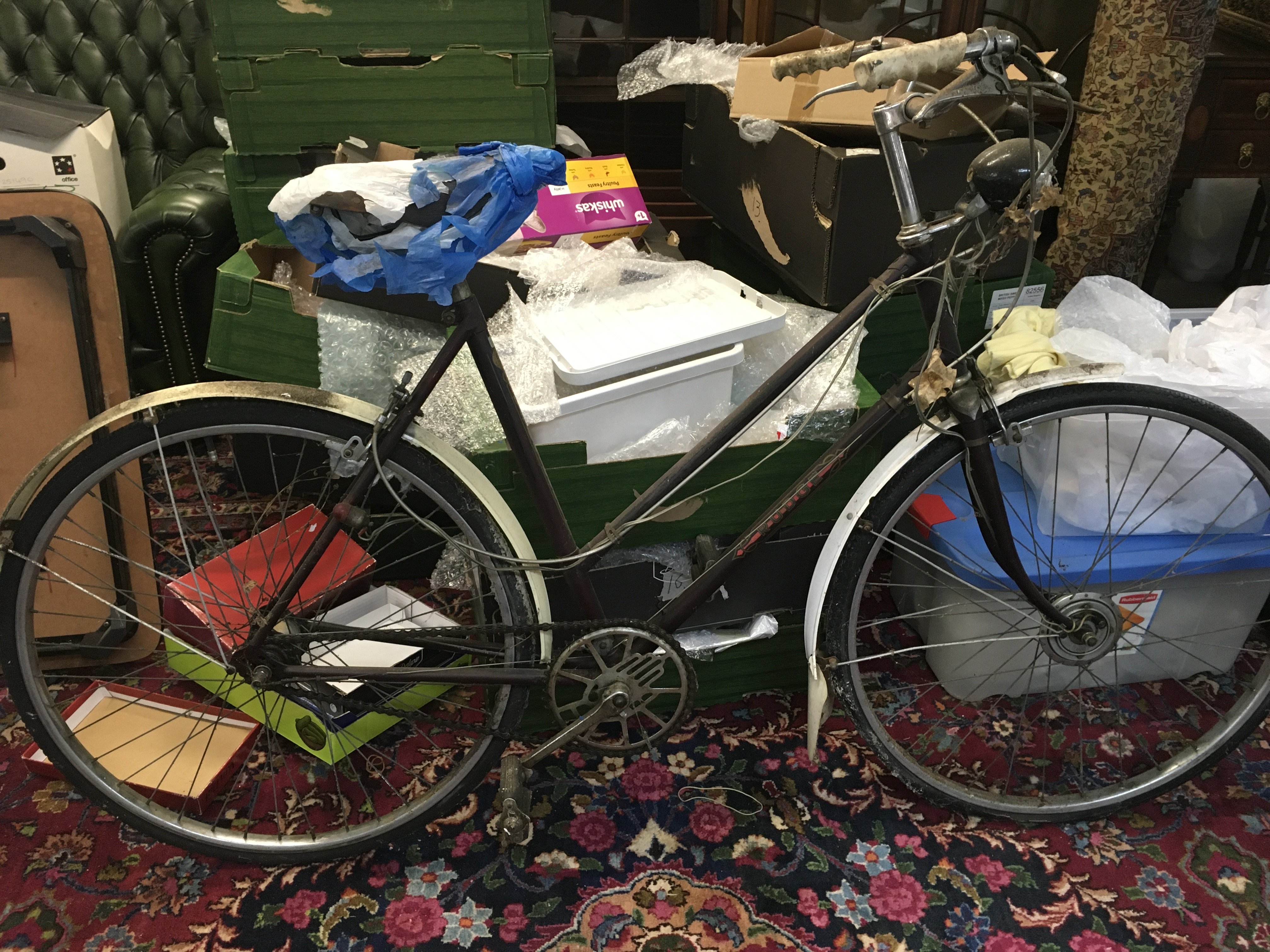 Rudge black vintage bicycle