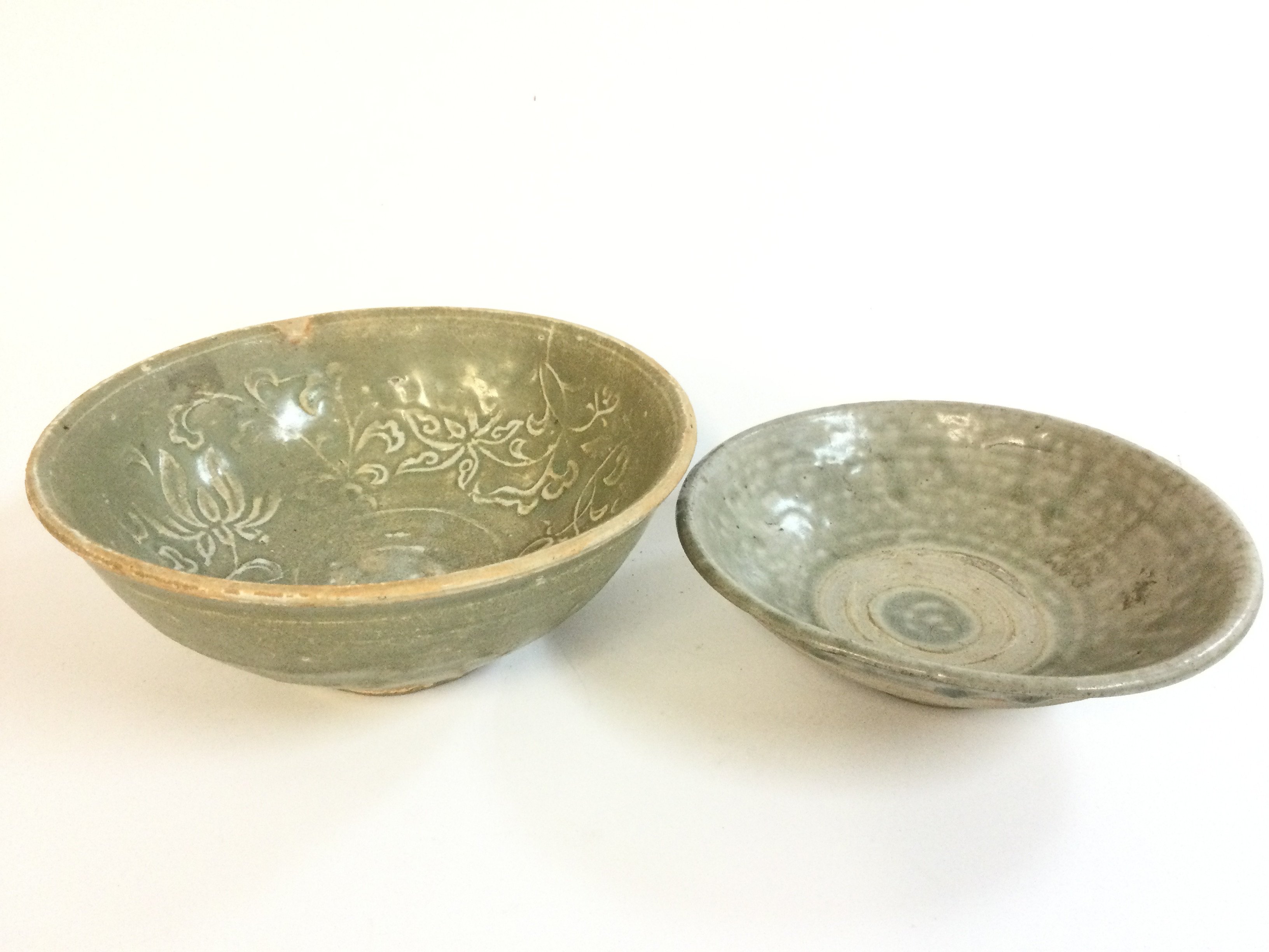 Two Chinese bowls , 17.5Cm wide.