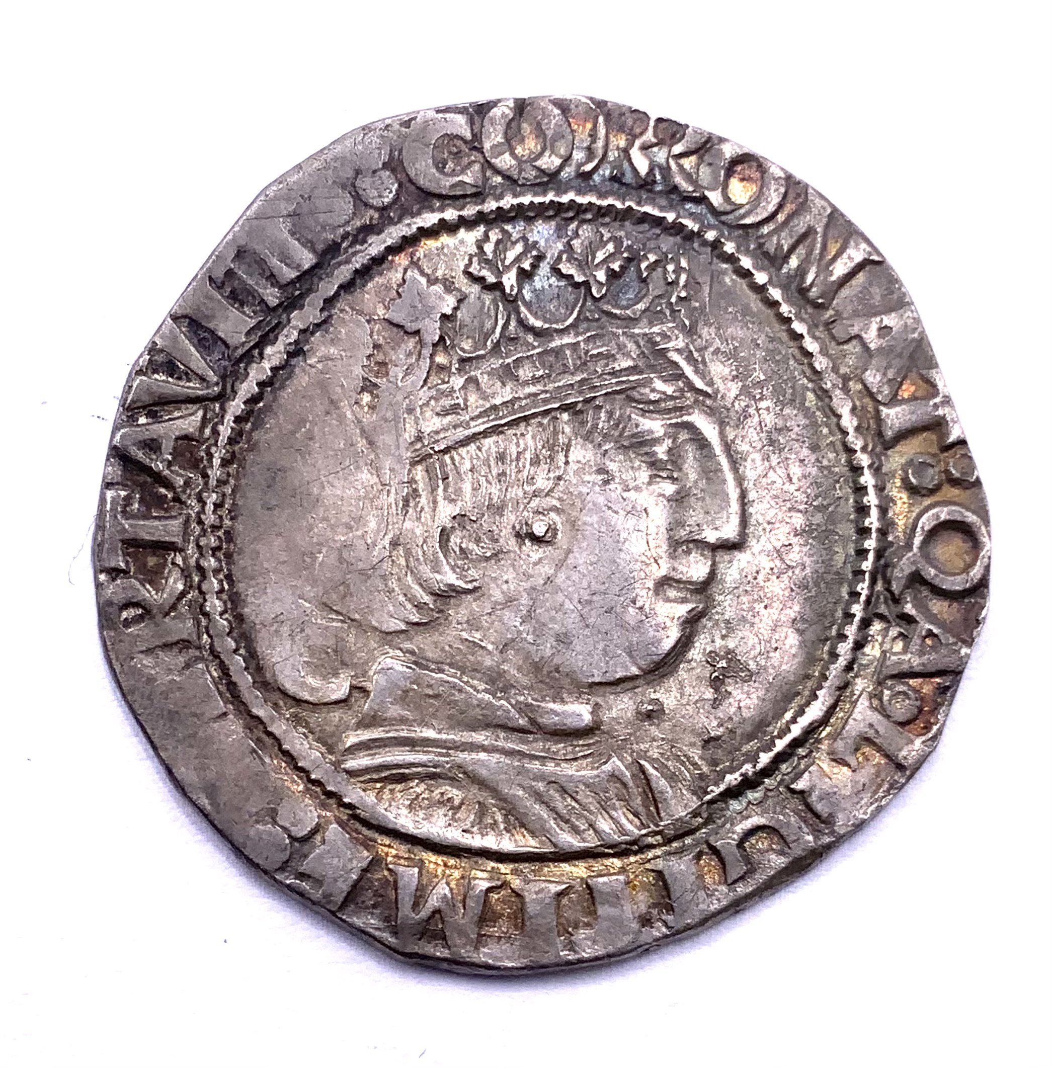 Italian states, Ferdinand I Ferrante (1458-1494), 1 Coronato, Silver Weight 4.00 g. GF.