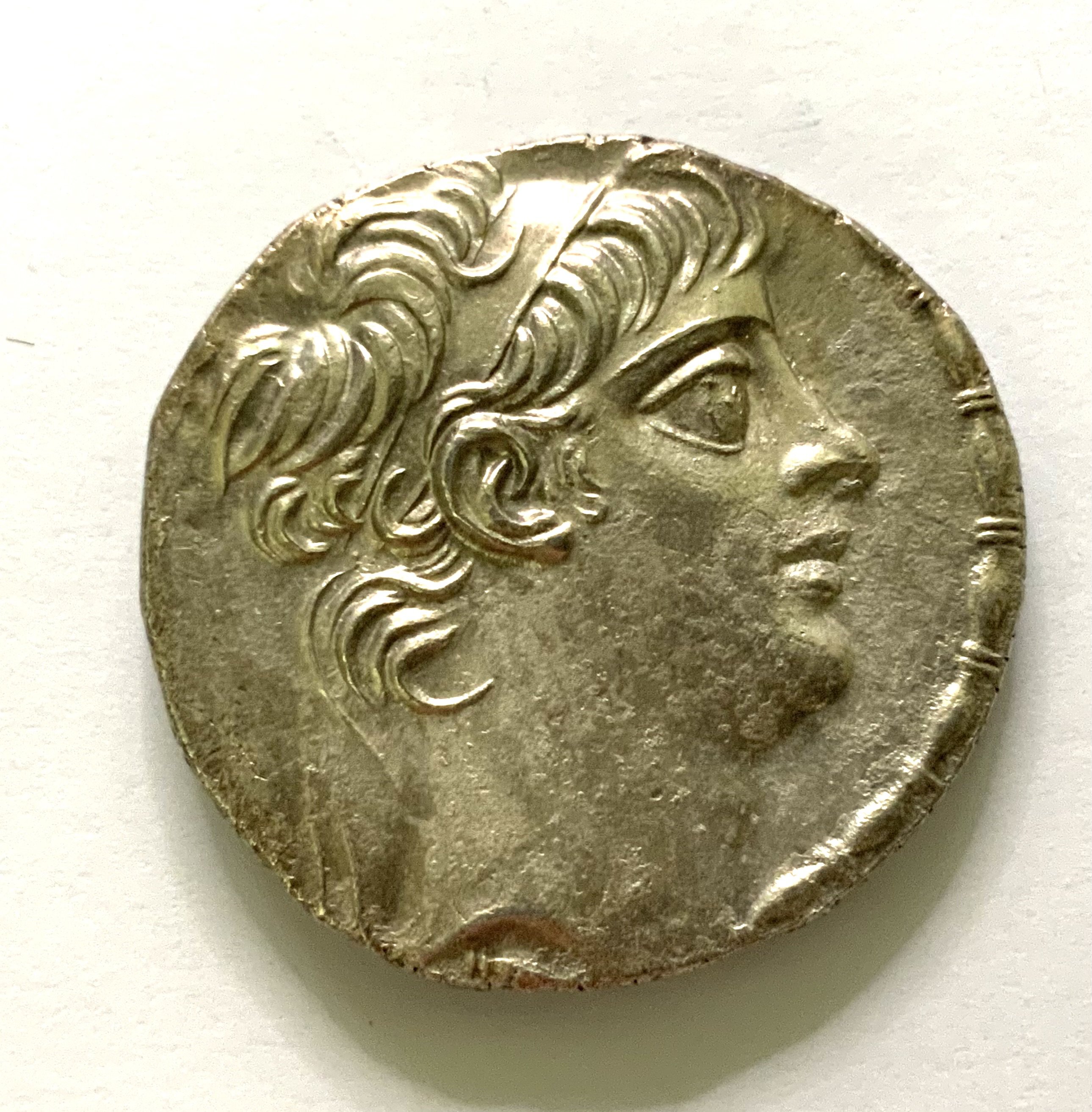 Antiochos X, Seleukid kingdom, AR Tetradrachm. 94-83 BC. Diademed head of Antiochos X right.