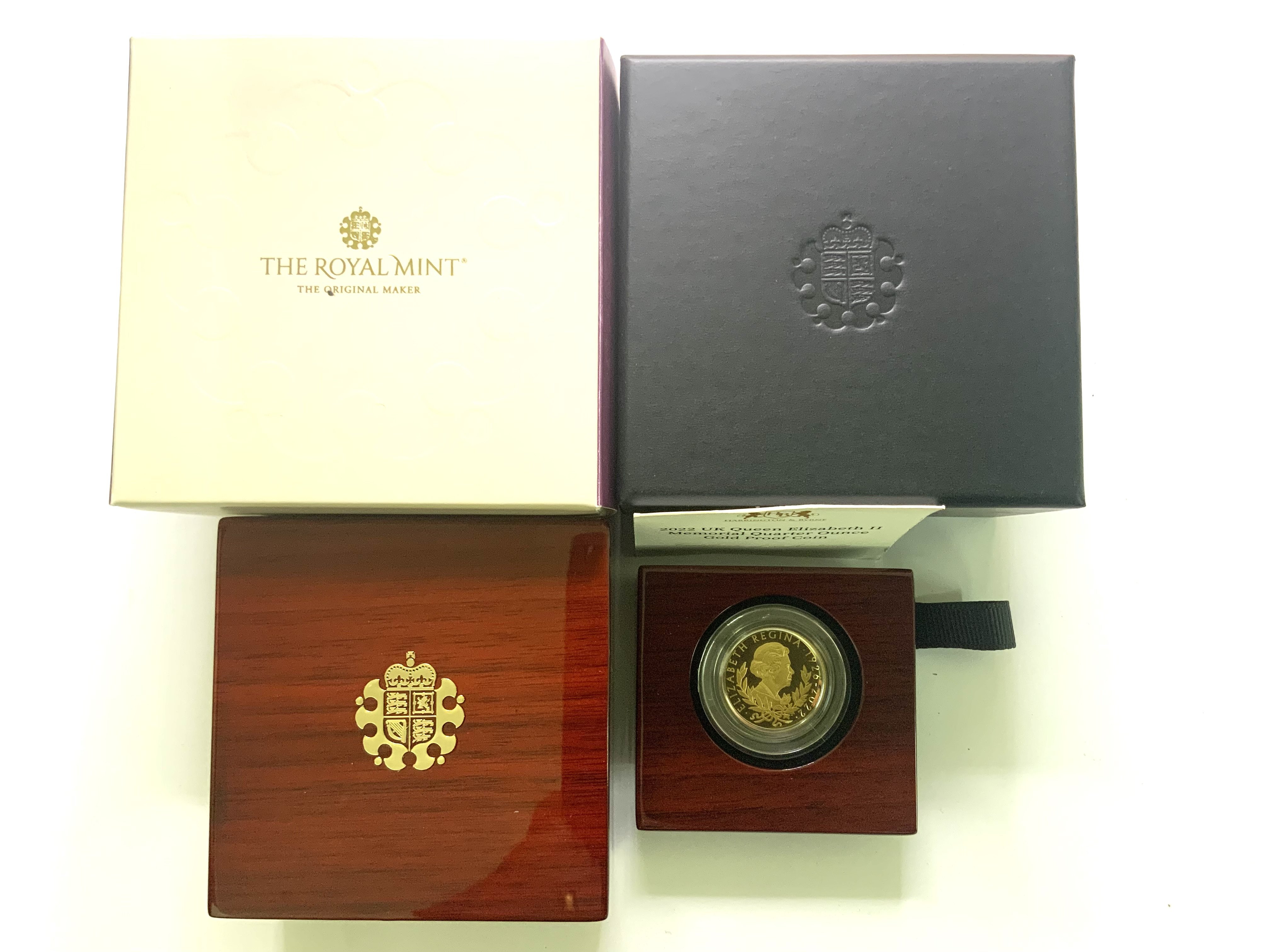 A 2022 Queen Elizabeth II Memorial proof half sovereign. (A)