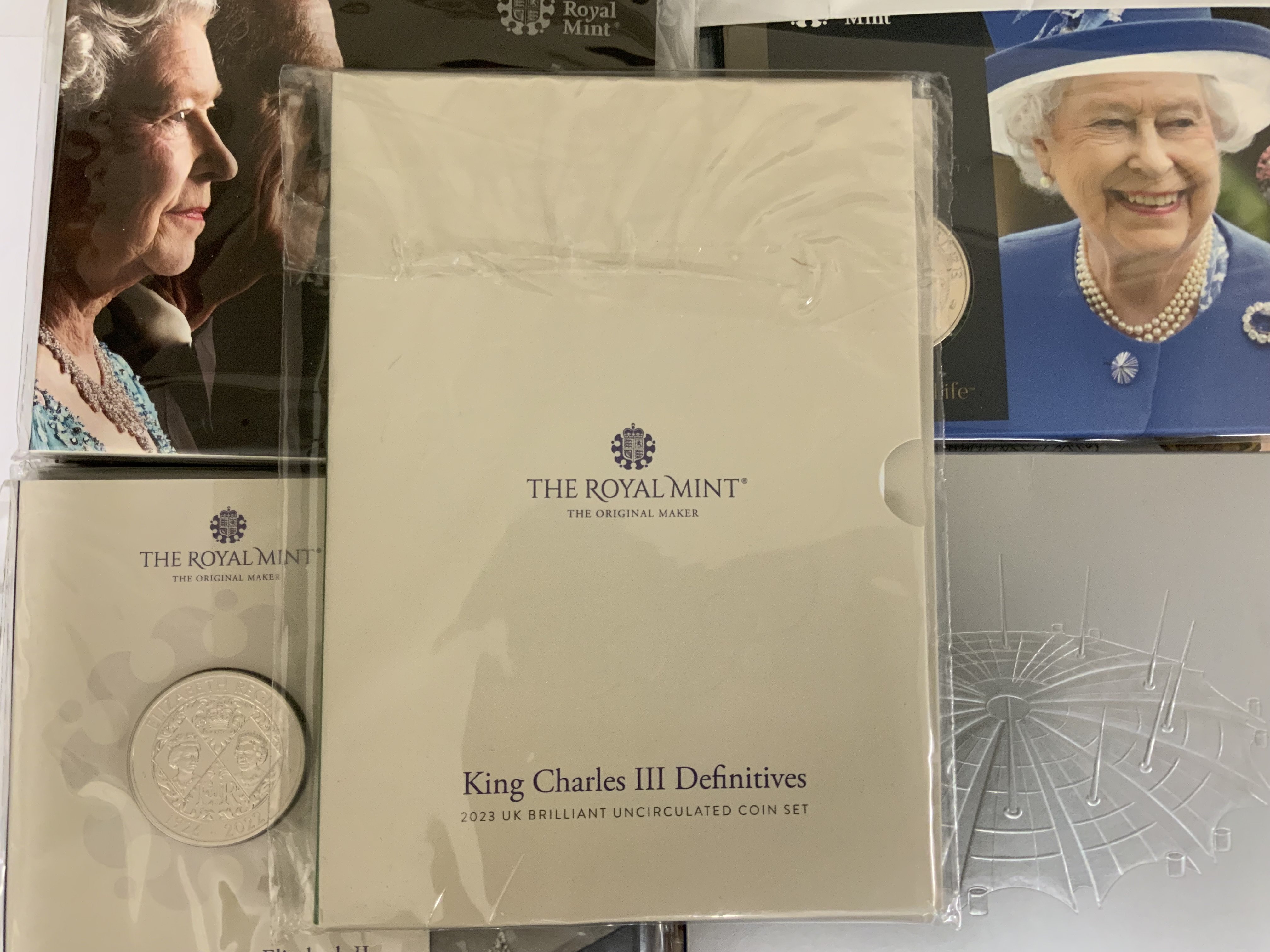 A large collection of Royal Mint proof coinage.