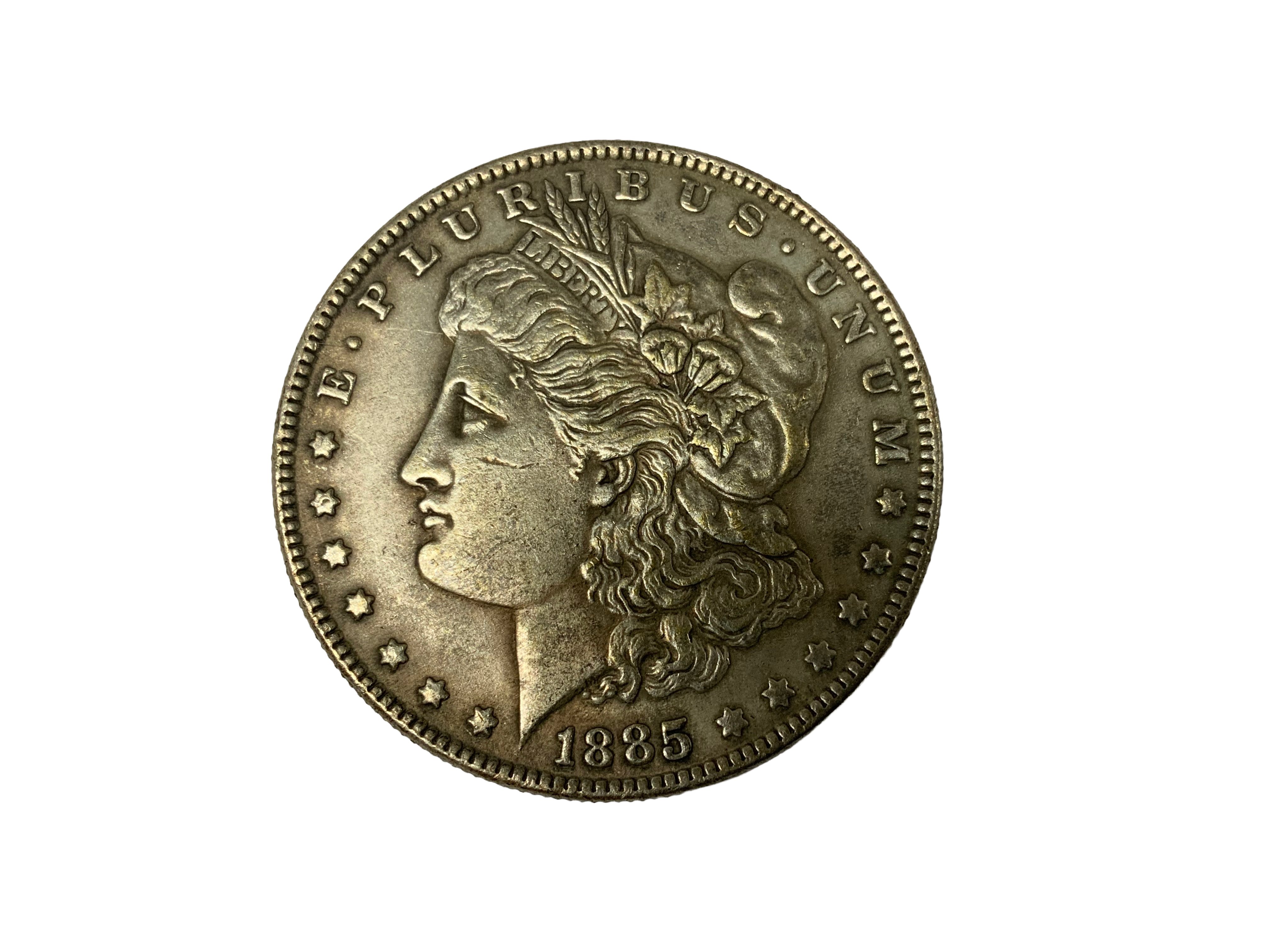 1885 CC Carson City $1 Morgan Silver Dollar. (A)