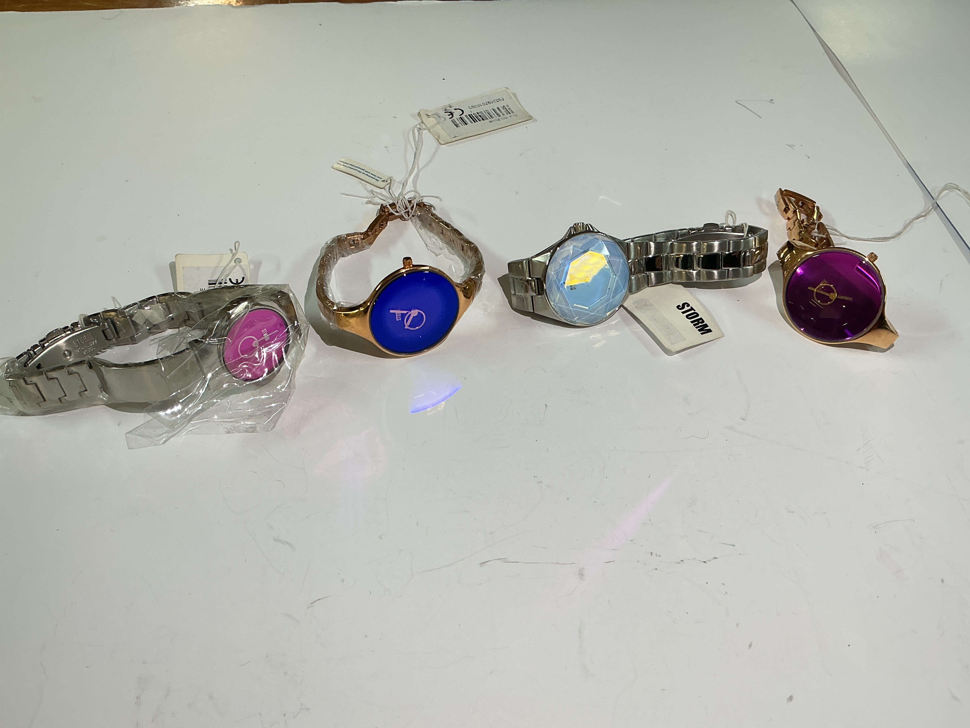 four retro face ladies storm watches.