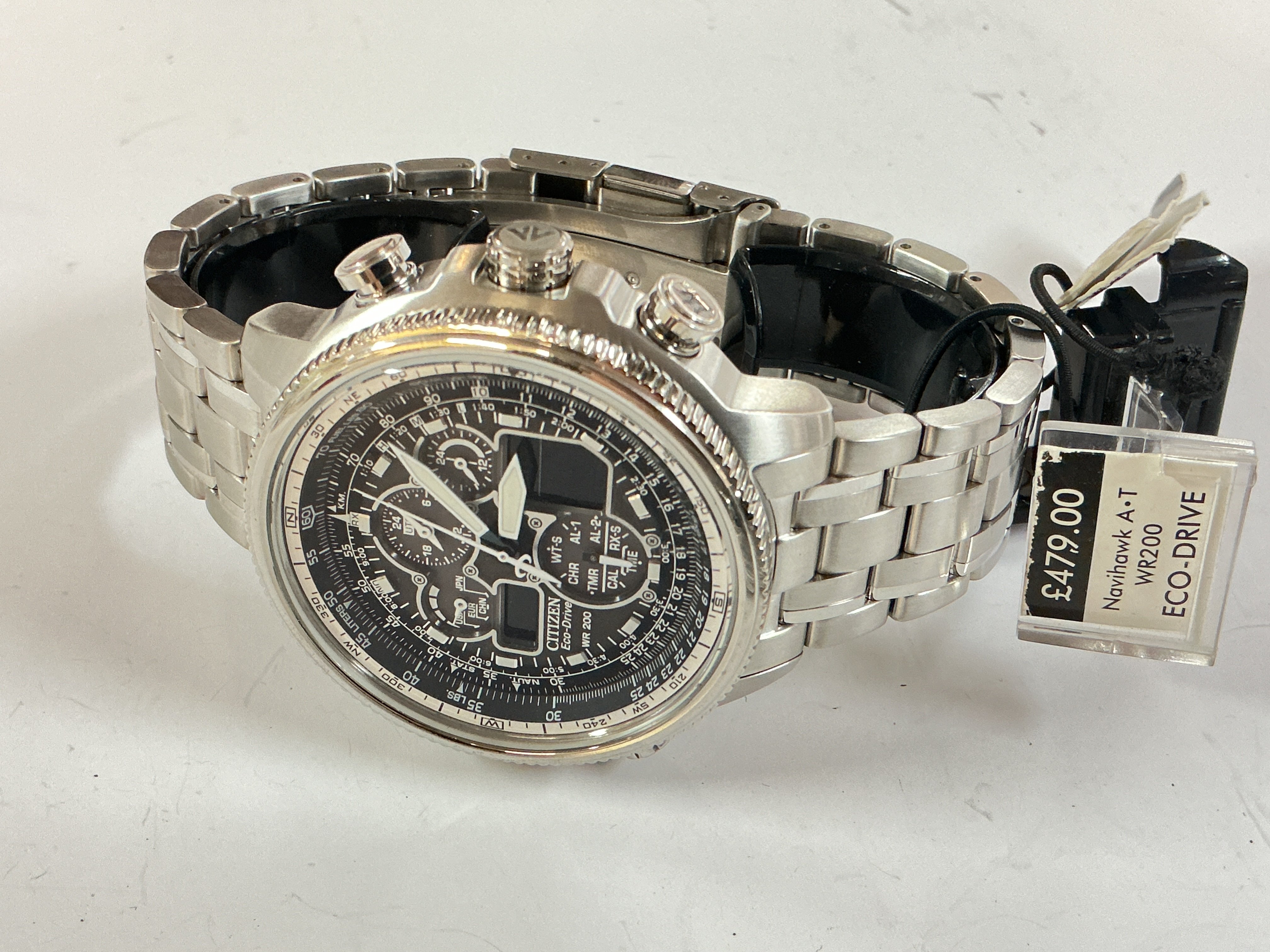 a gents citizen eco drive Navihawk watch.