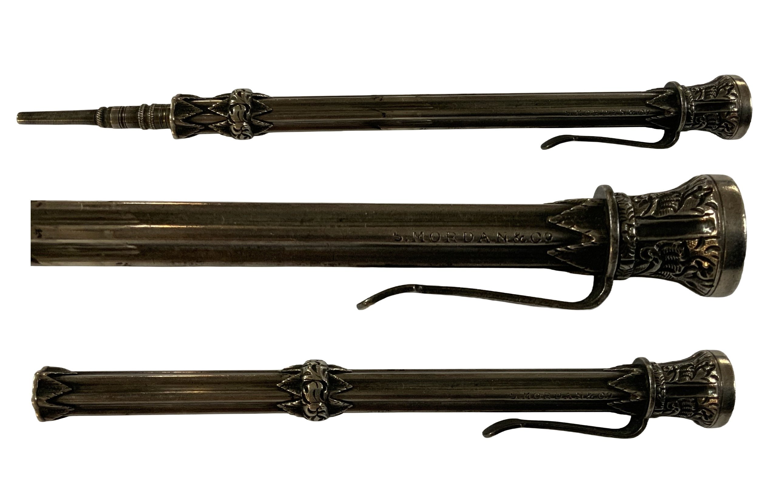 An Antique silver Samson and Mordan & Co. Propelling pencil.