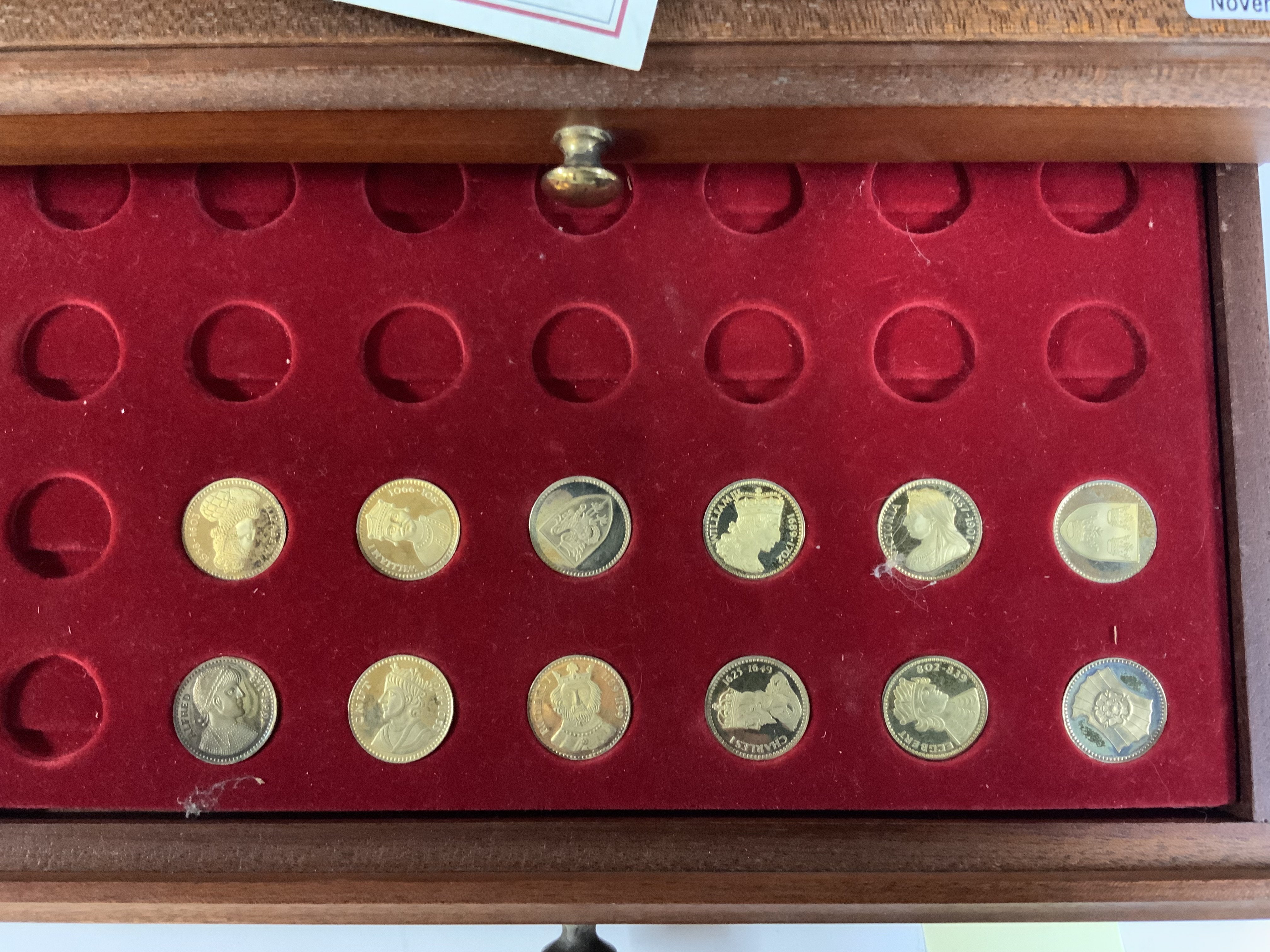 a part cased set in sterling silver Our Royal Sovereigns.