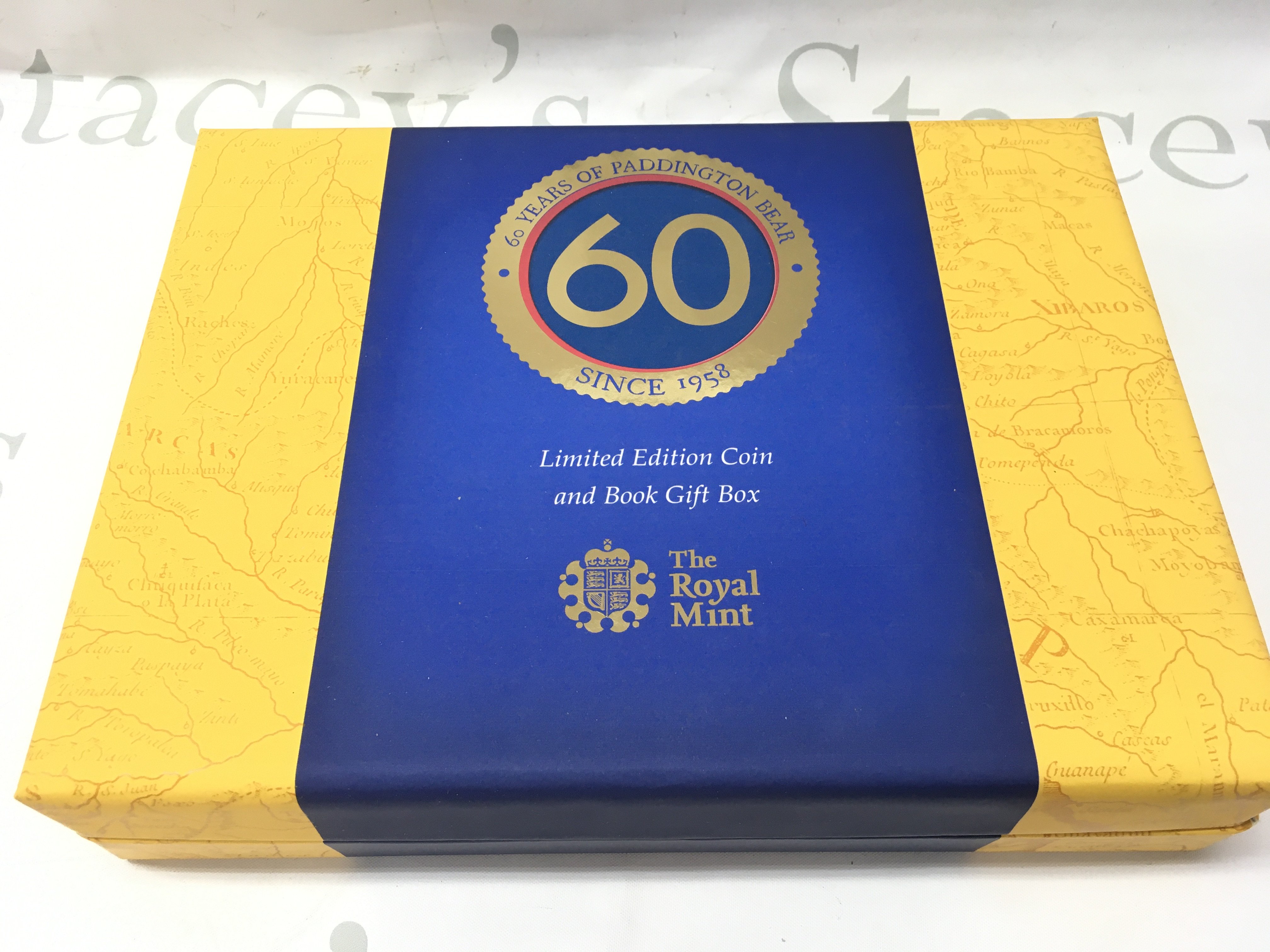 60 years of Paddington since 1958 Limited Edition coin and book gift box . Postage category B