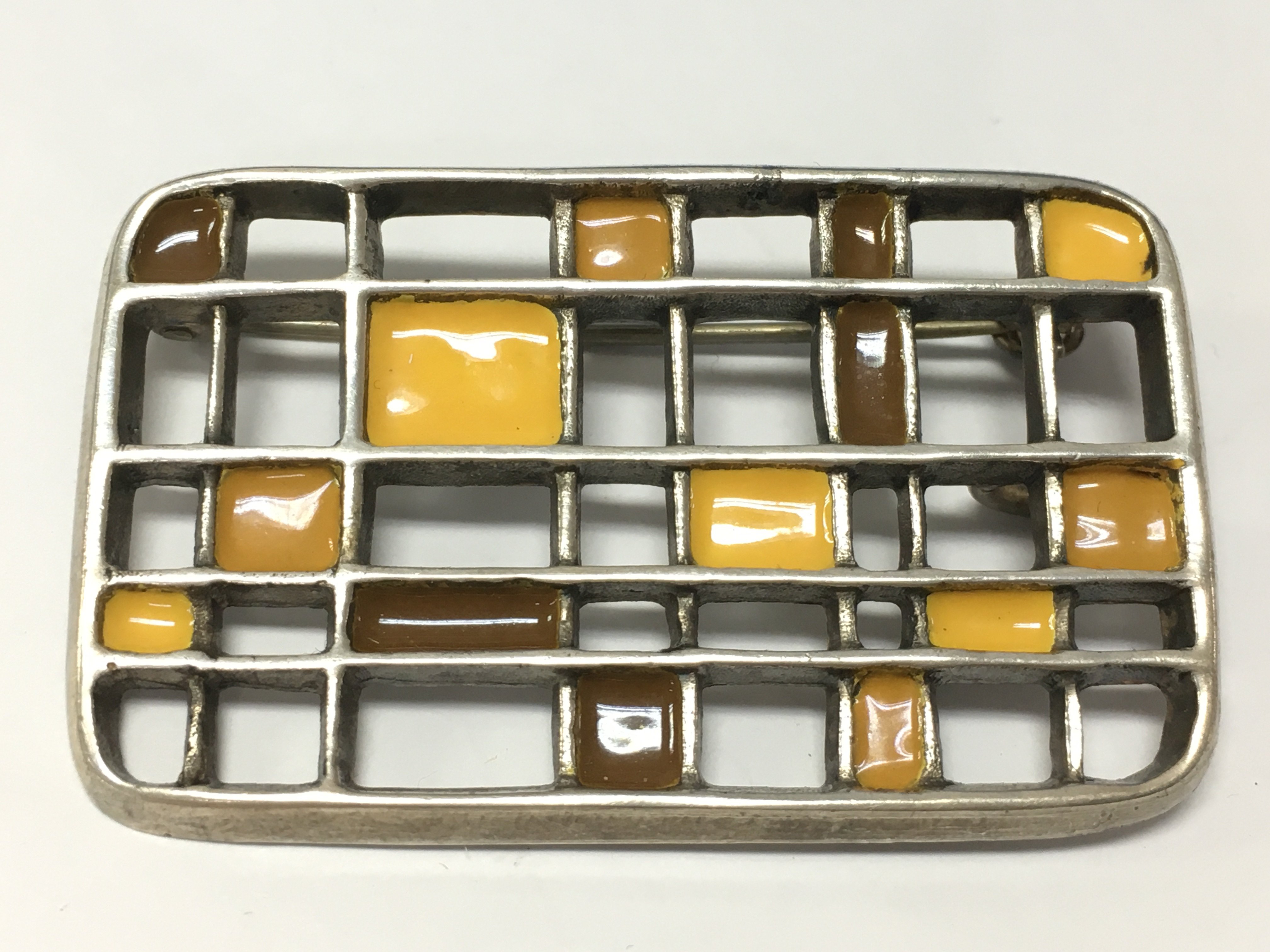 A modern design silver David Anderson brooch. Postage catA