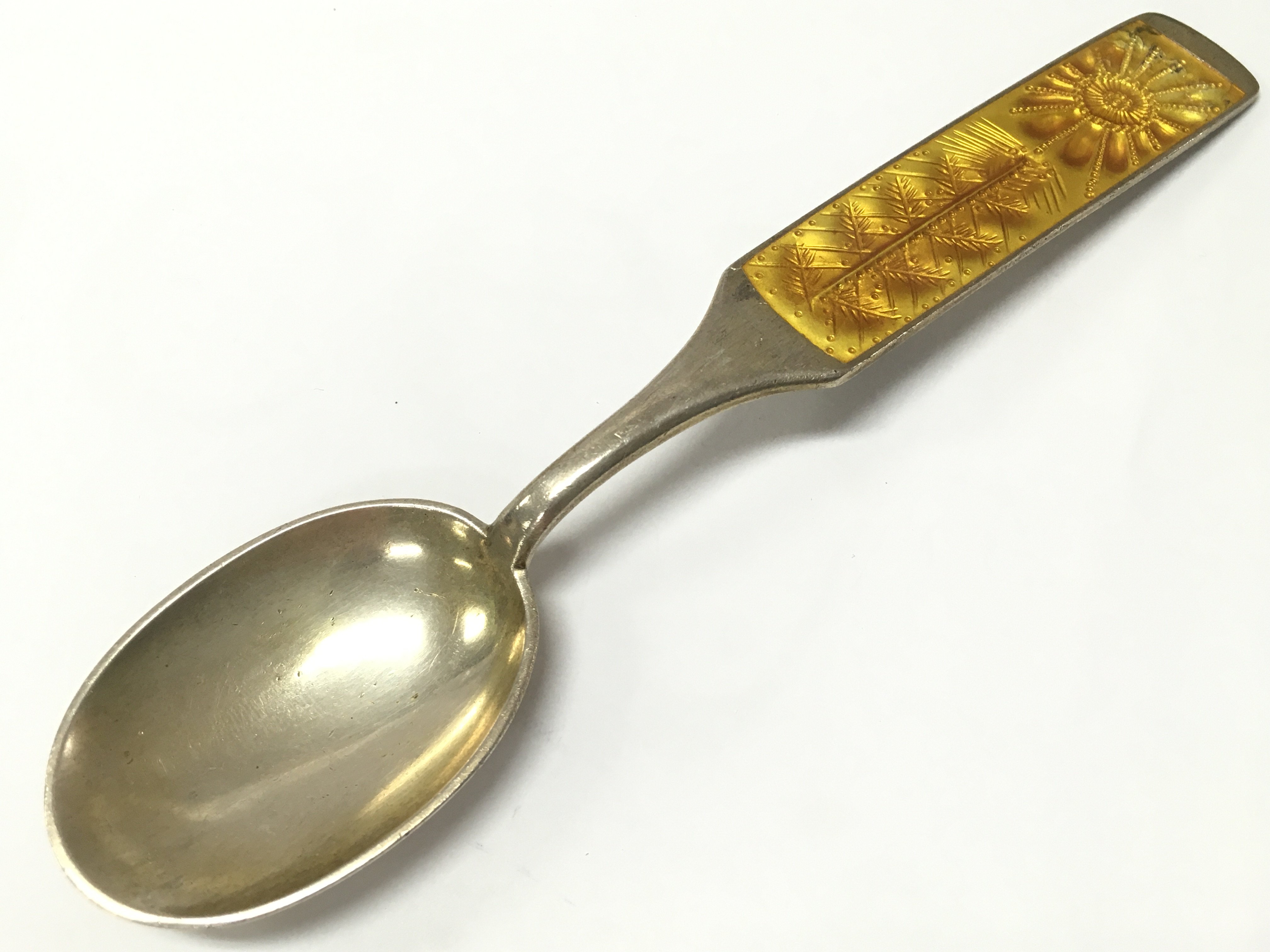 A. Michelsen Danish spoon ,Julen 1967 Paul Rene Gauguin. Postage category A