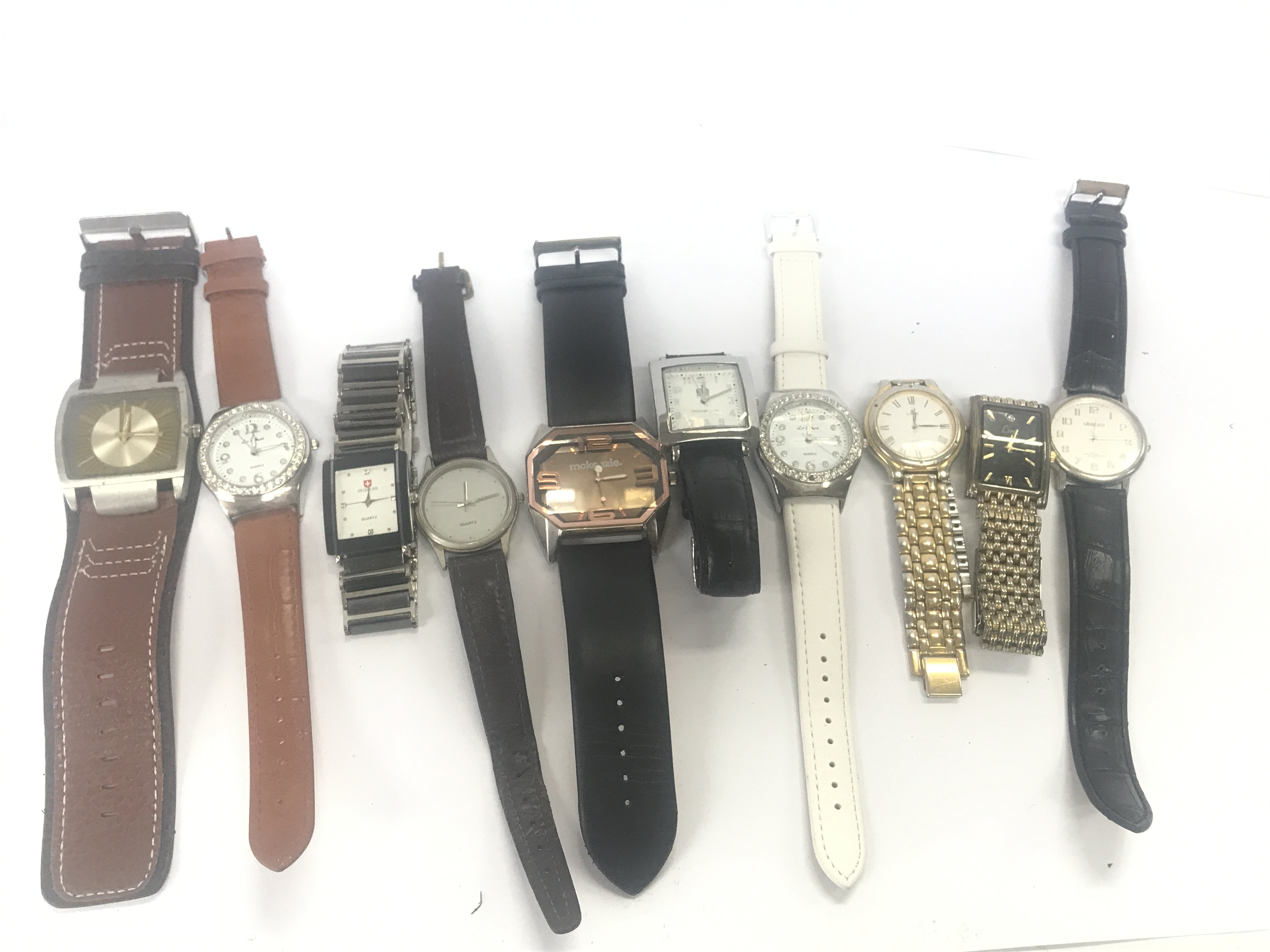 A collection of 10 Watches - all seen working