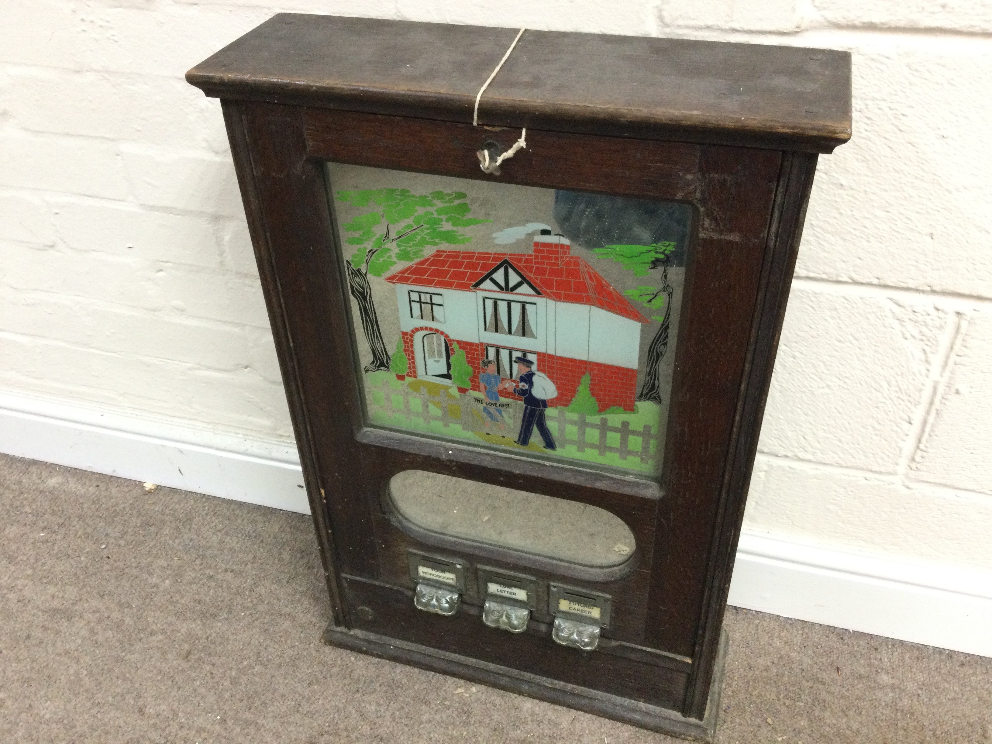 Fortune Teller Three-Draw Machine 18.5 x 27.5 x 6 inches approximately