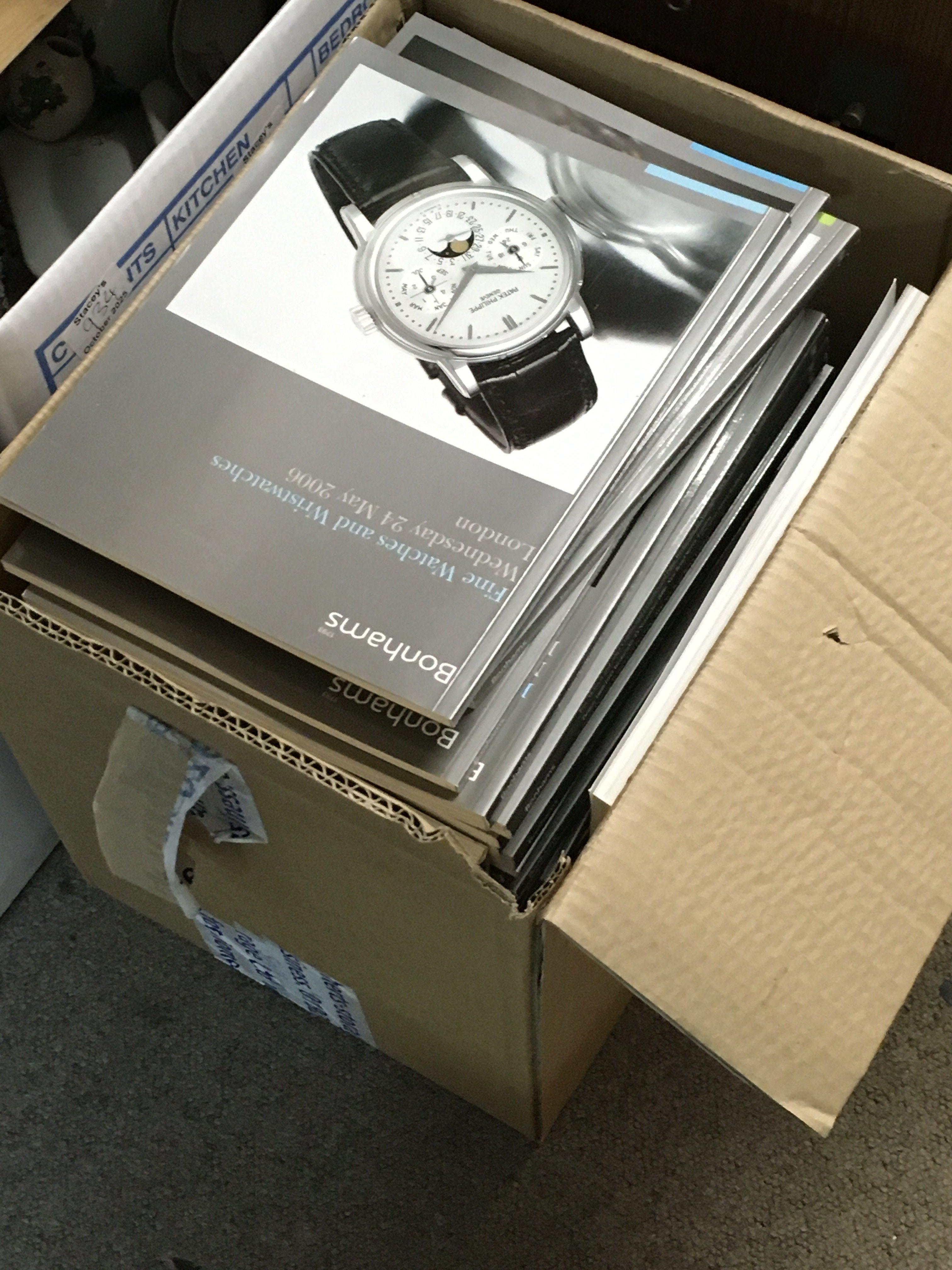 A collection of Bonhams catalogues . This lot cannot be posted