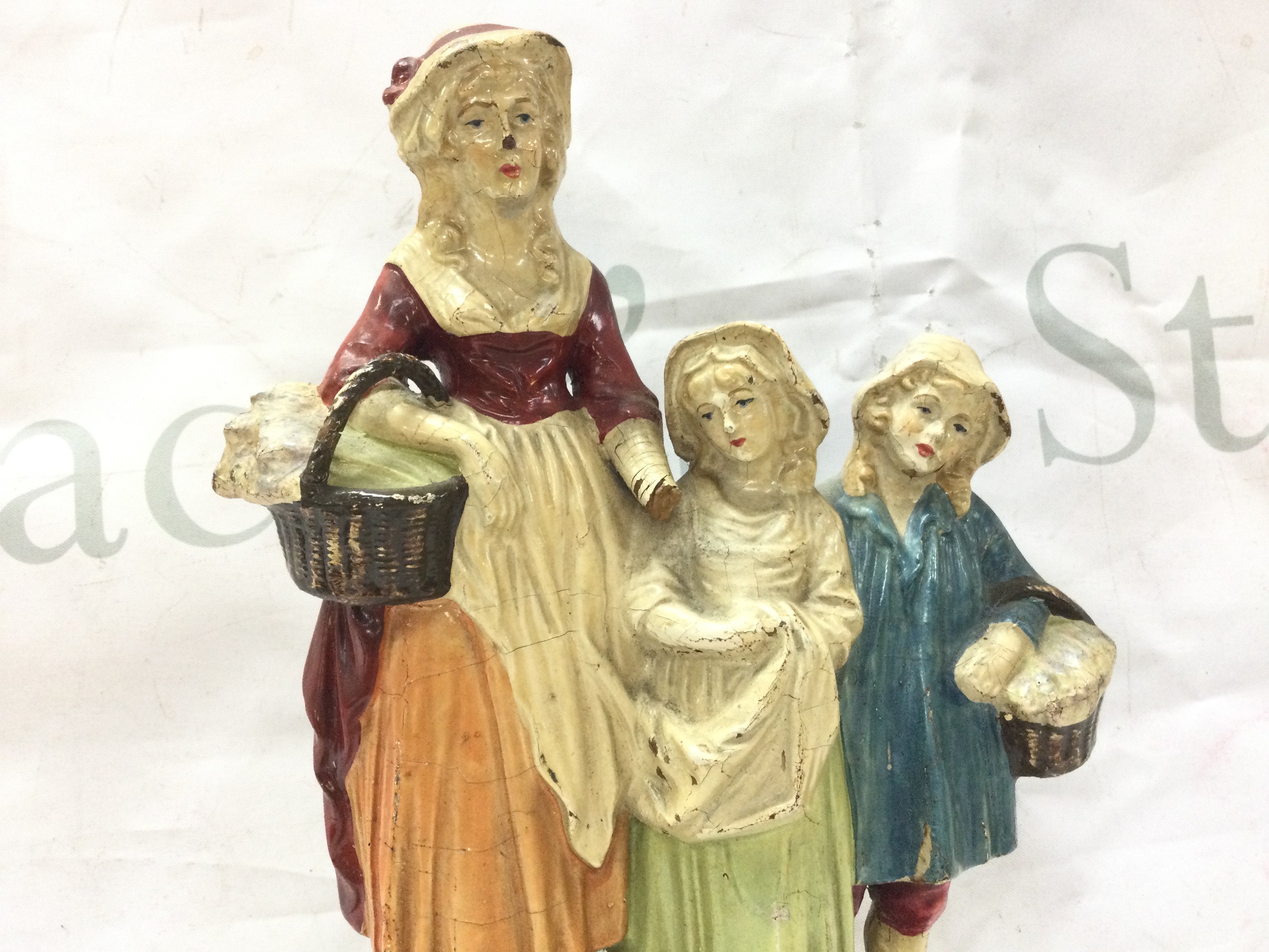 An early 20th century Yardleys lavender advertising figure . Postage category b. NO RESERVE