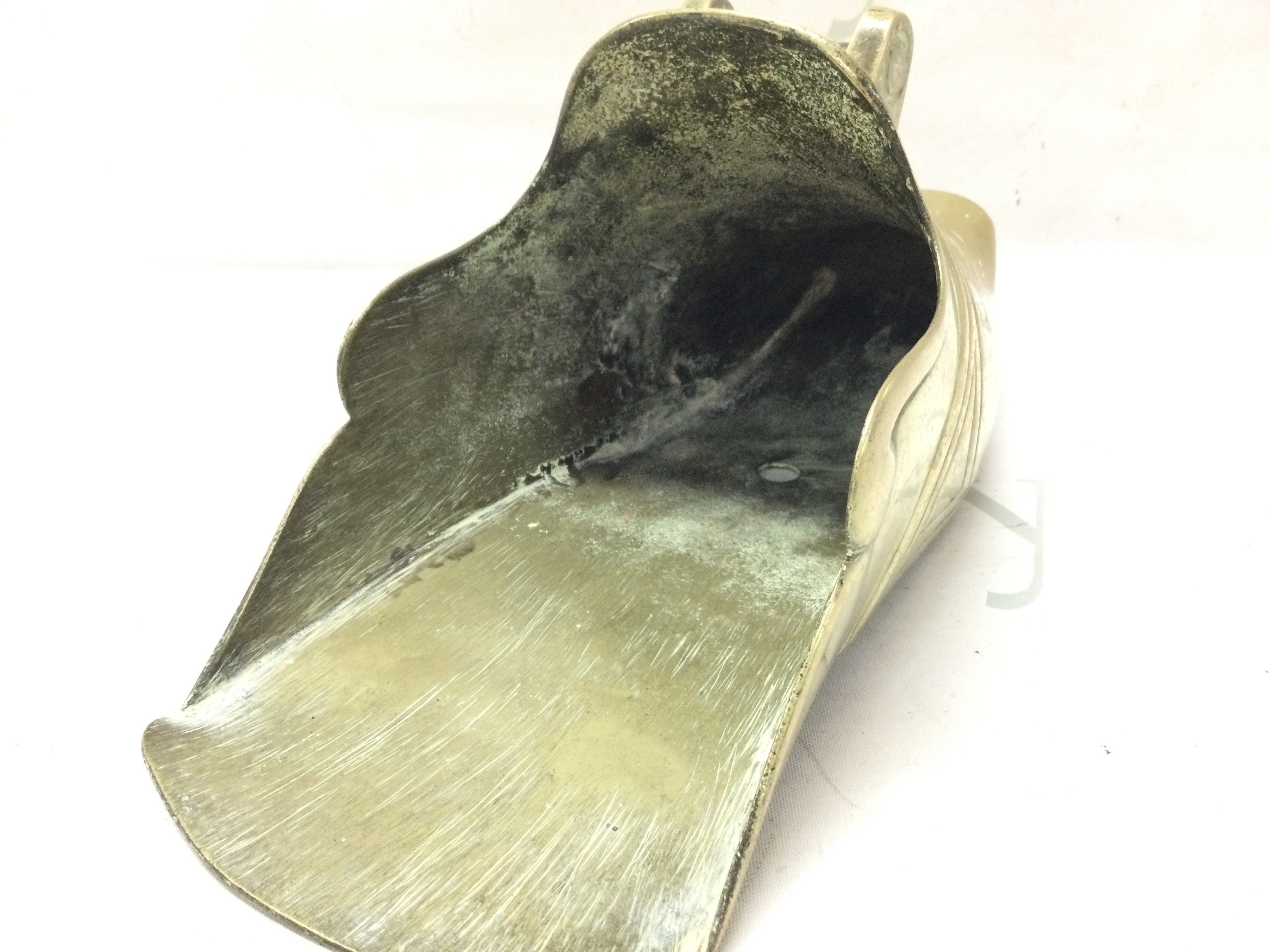 A vintage South American Gauchos brass overshoe 13cm tall 29cm tall. Postage category B. NO RESERVE