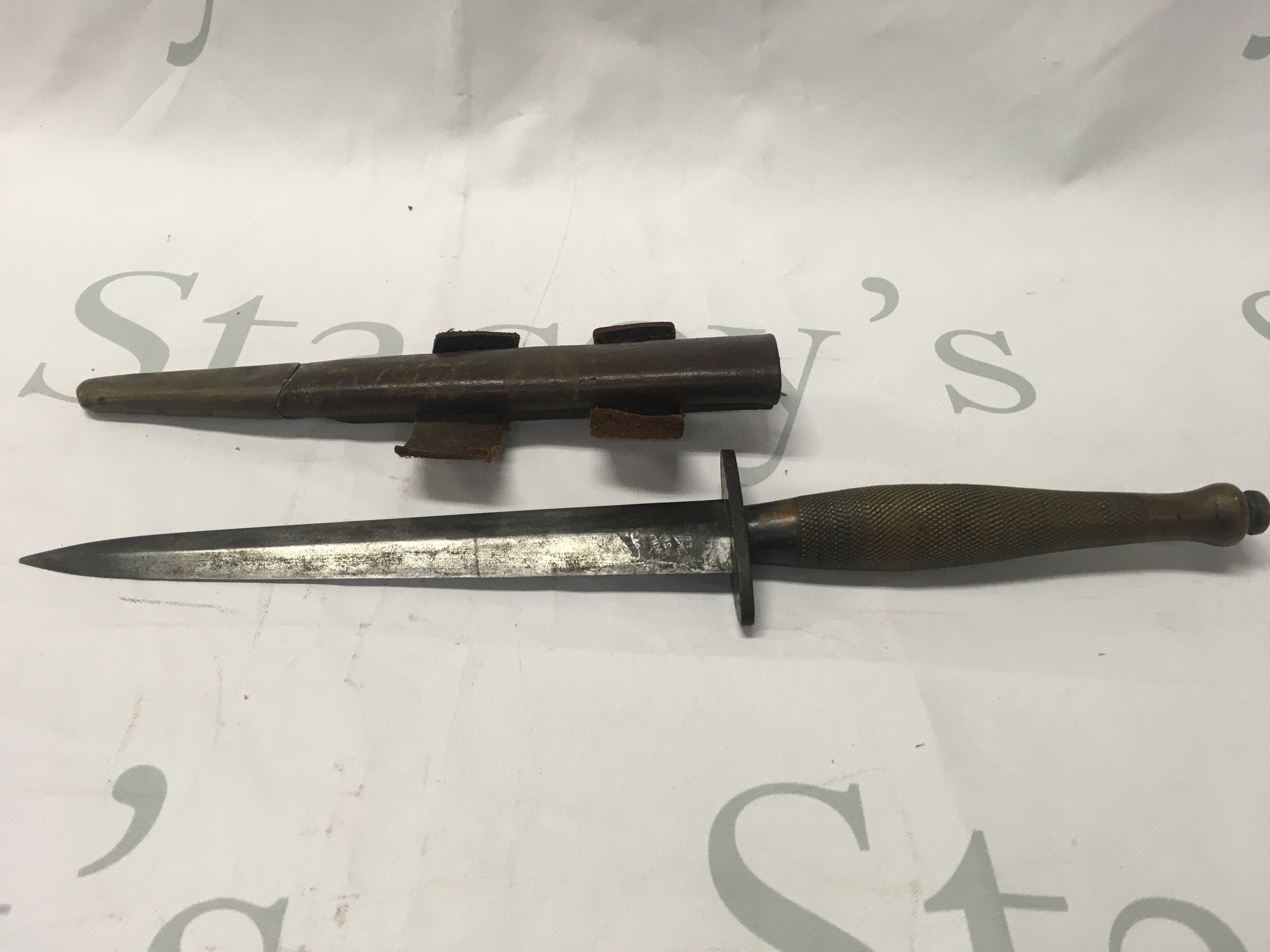 A fairBairn Sykes 2nd pattern commando dagger. Blade length 16.5cm.