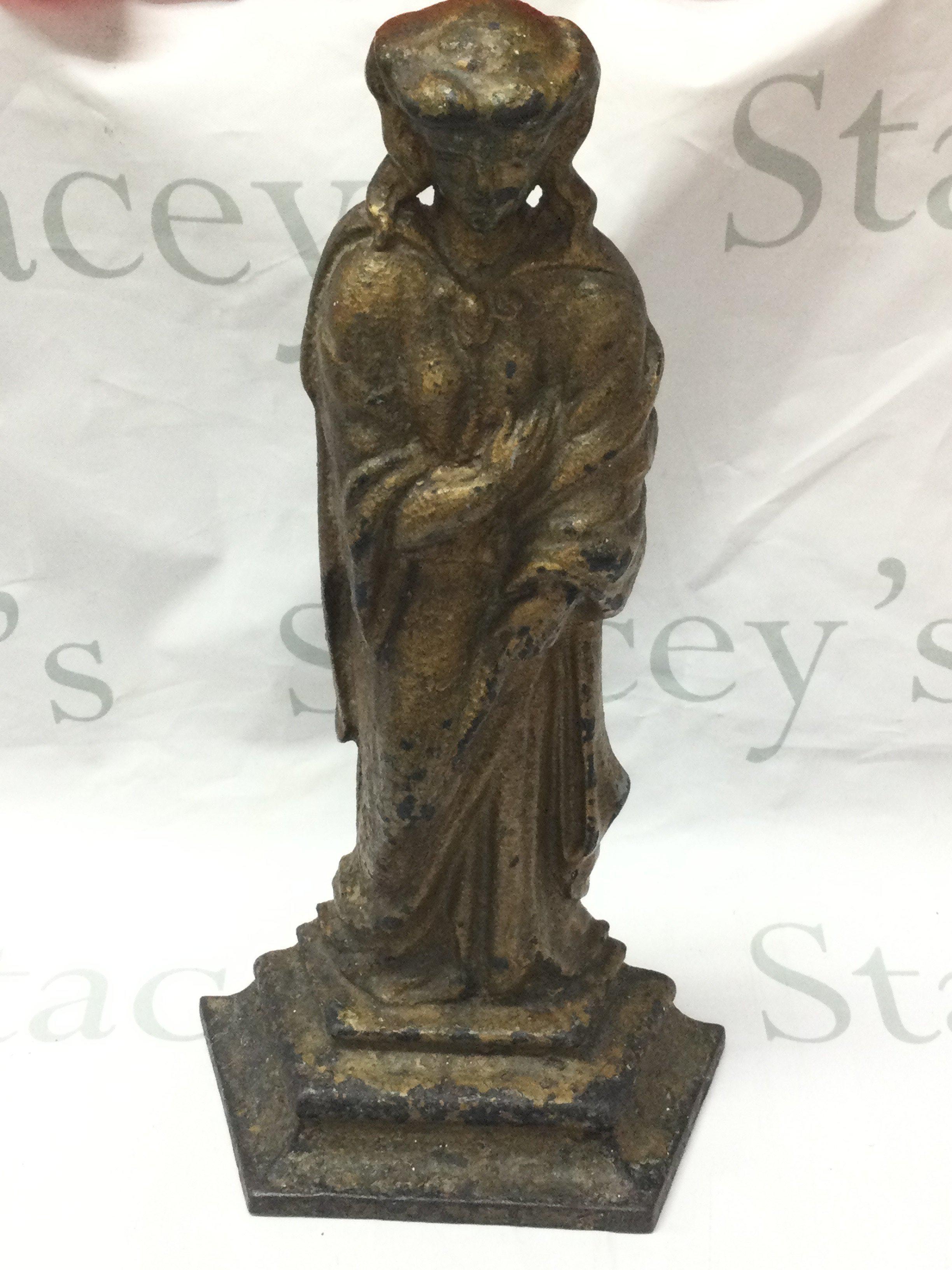 A Victorian door stop 39cm tall 20cm wide . This lot cannot be posted