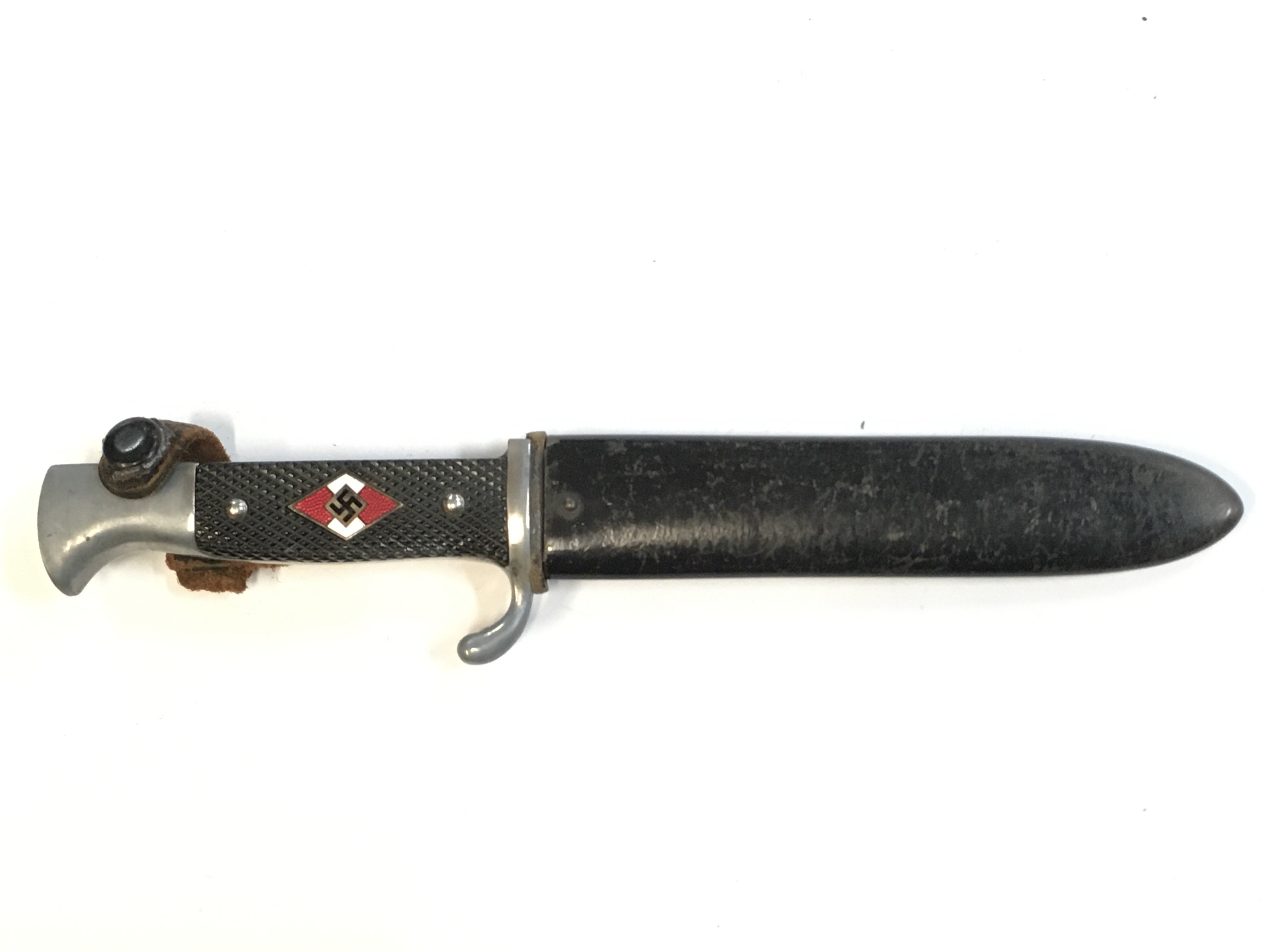 A Hitler youth knife RZM 25cm total length blade 14cm approximately. This lot cannot be posted