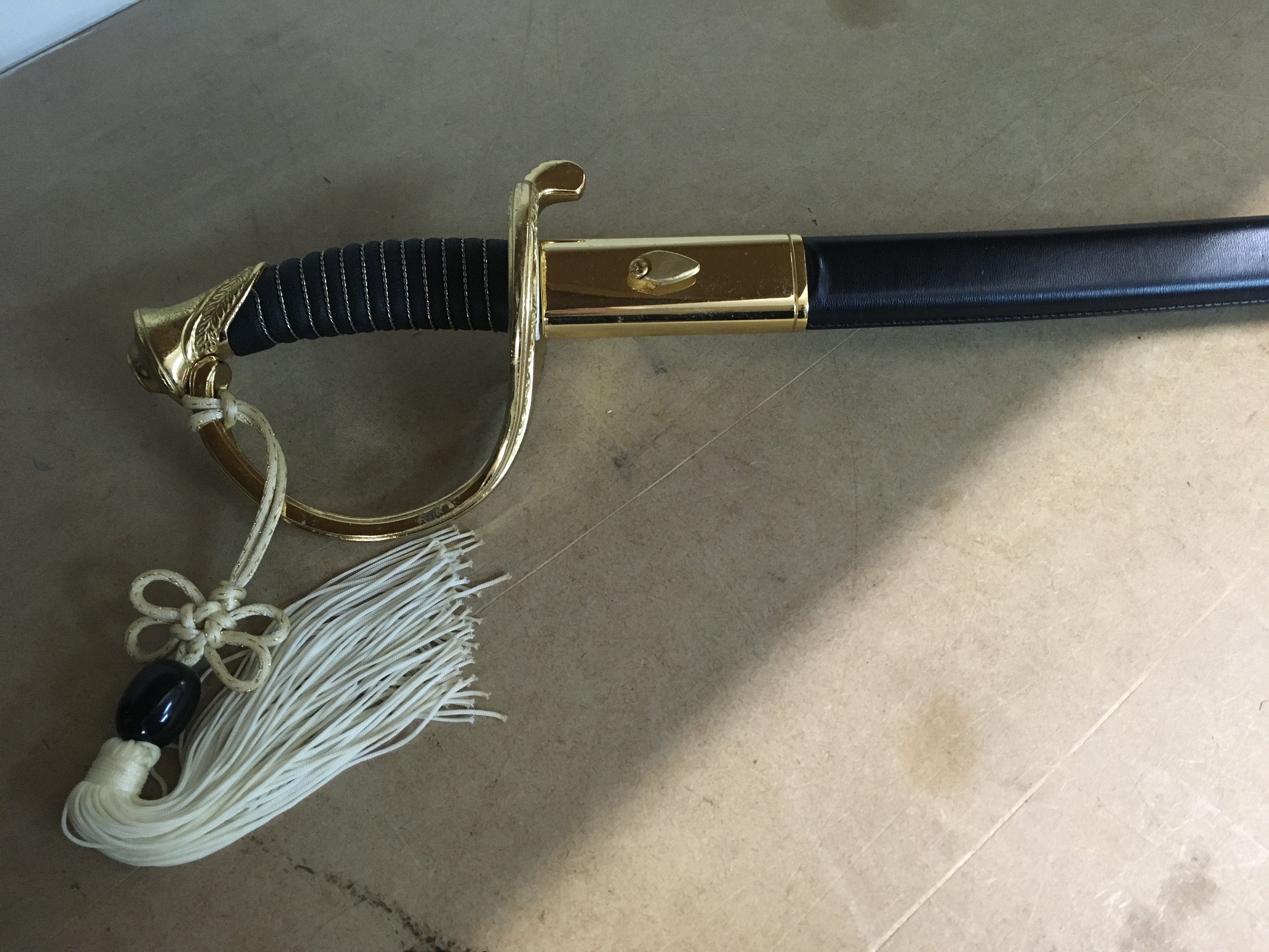 A reproduction civil war Cavalry sword .