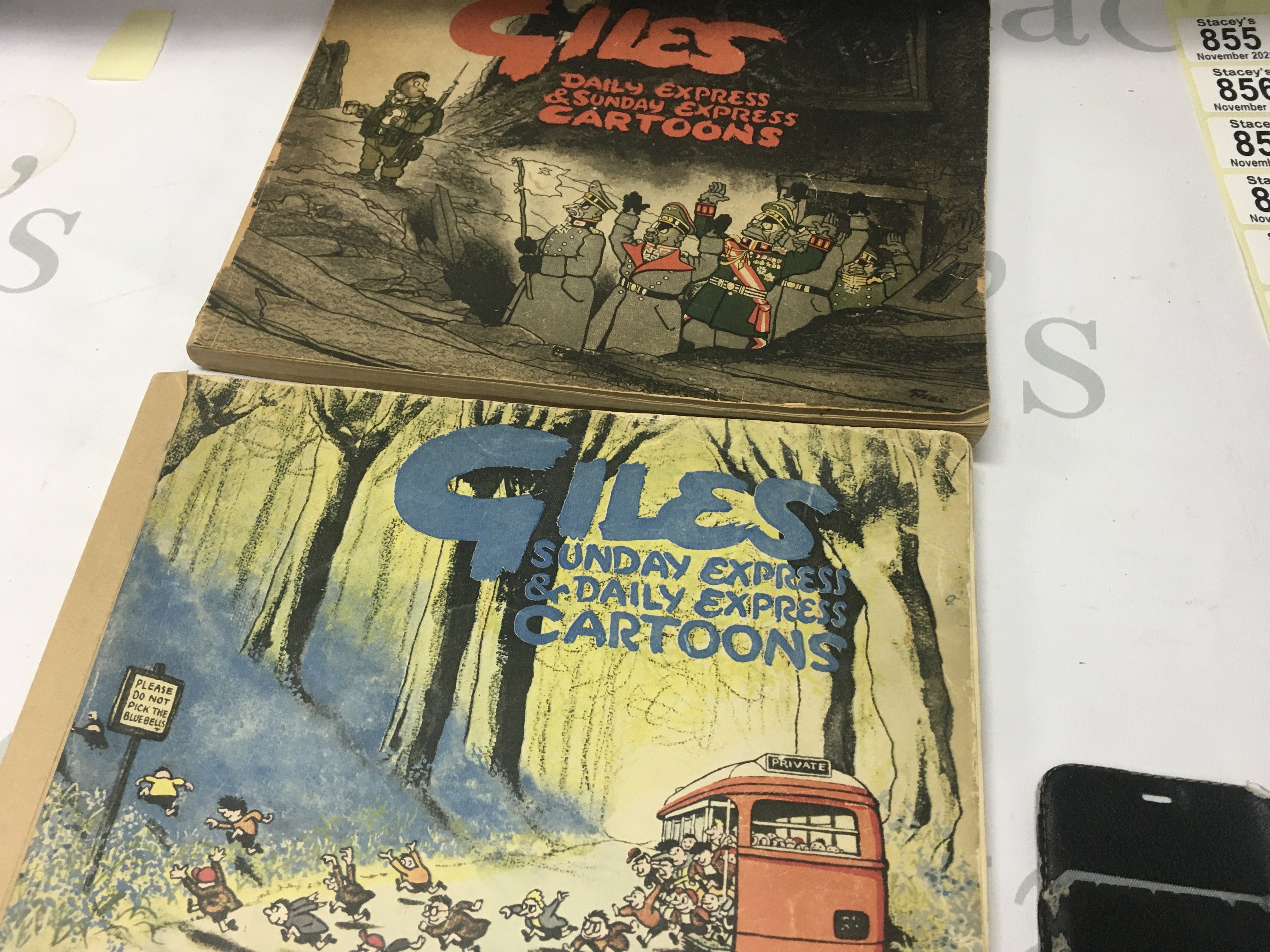 Giles cartoons 1st and 3rd editions