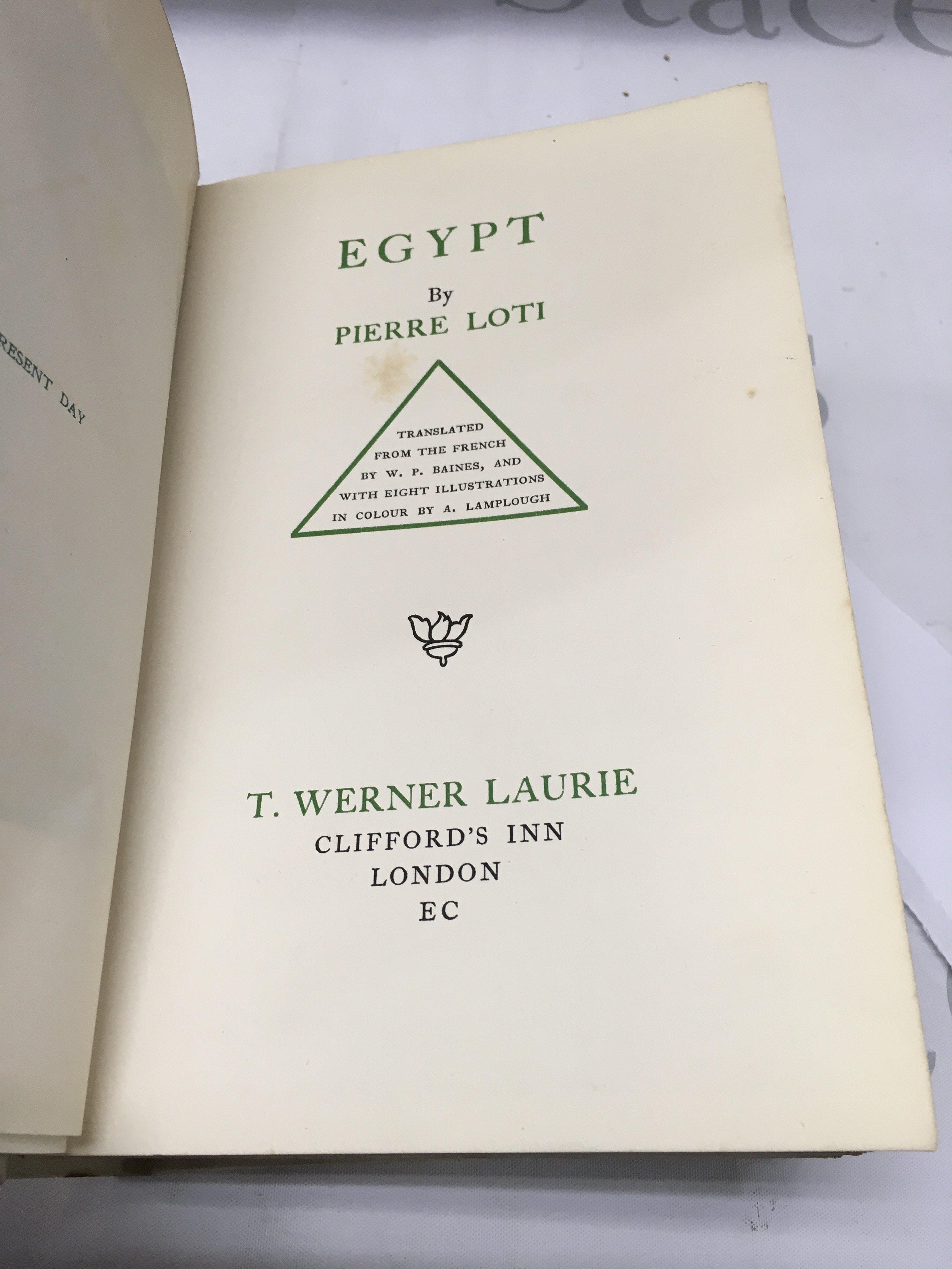 Egypt by Pierre Loti .