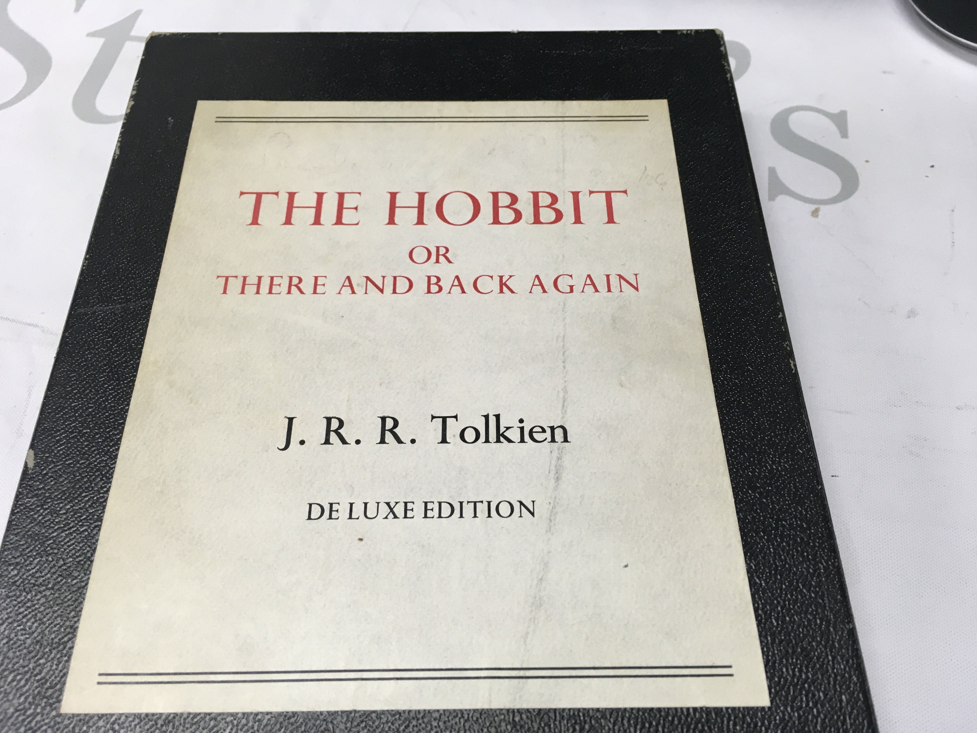 The Hobbit or there and back again J.R.R Tolkien De Luxe Edition.