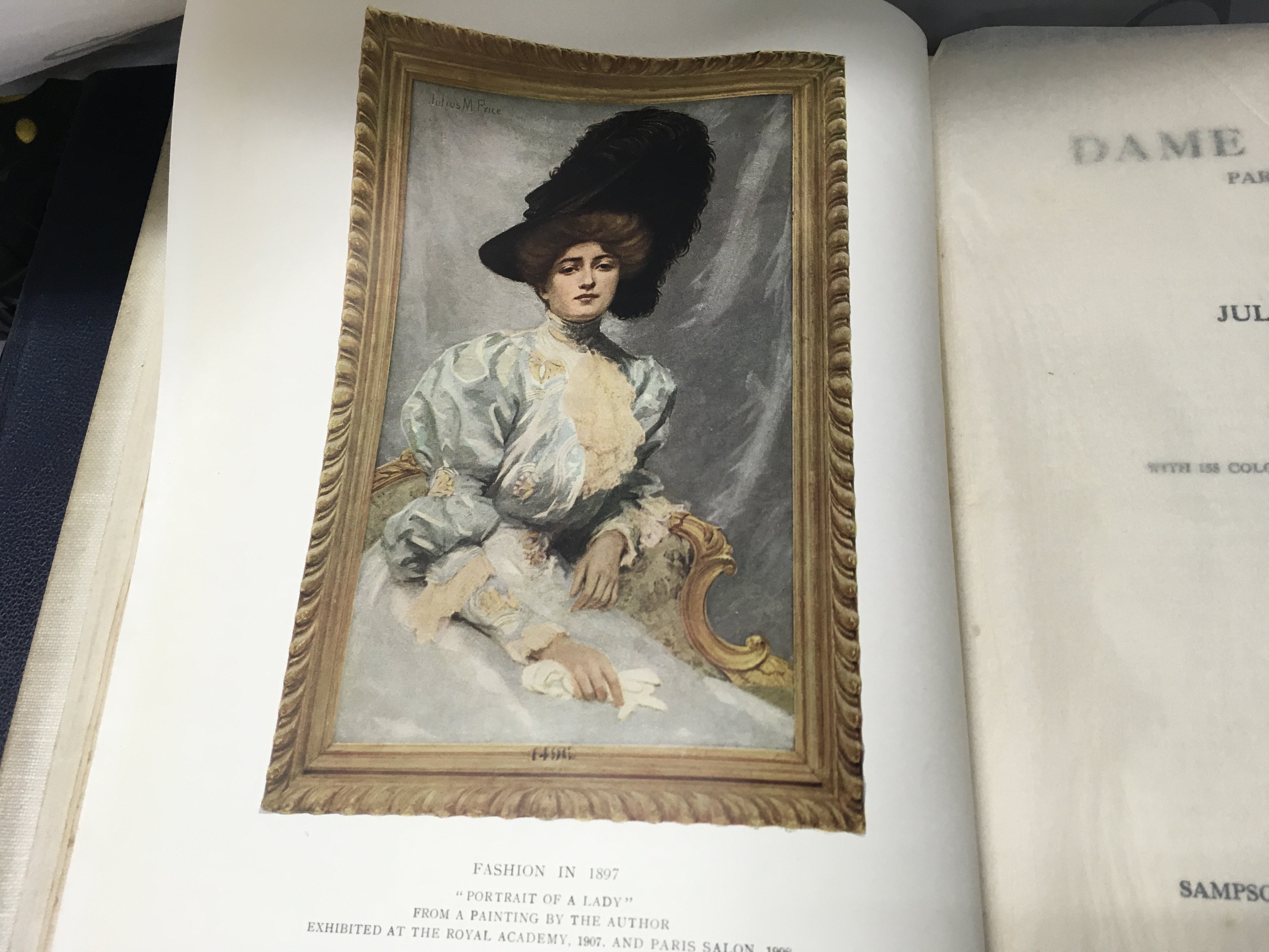 Dame Fashion Paris - London 1786 -1912 . By Julius M Price .