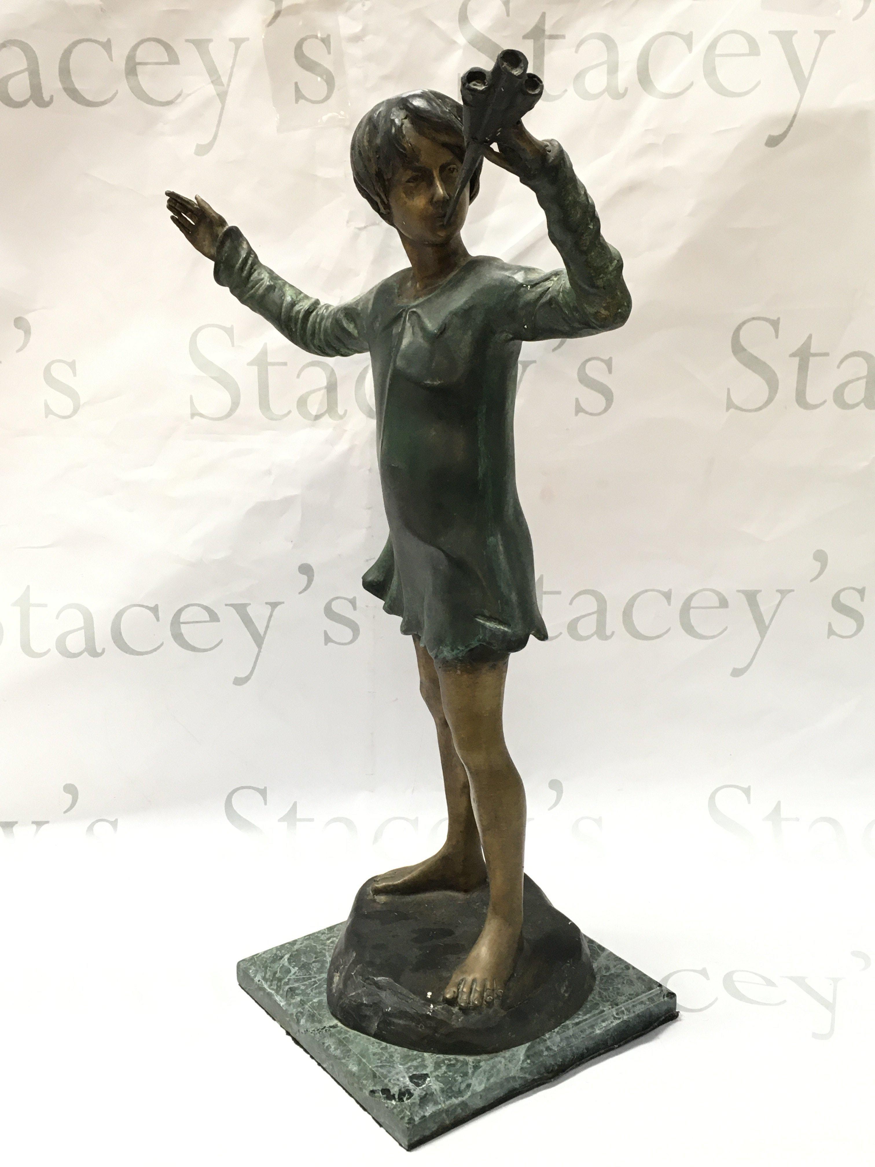A bronze figure
