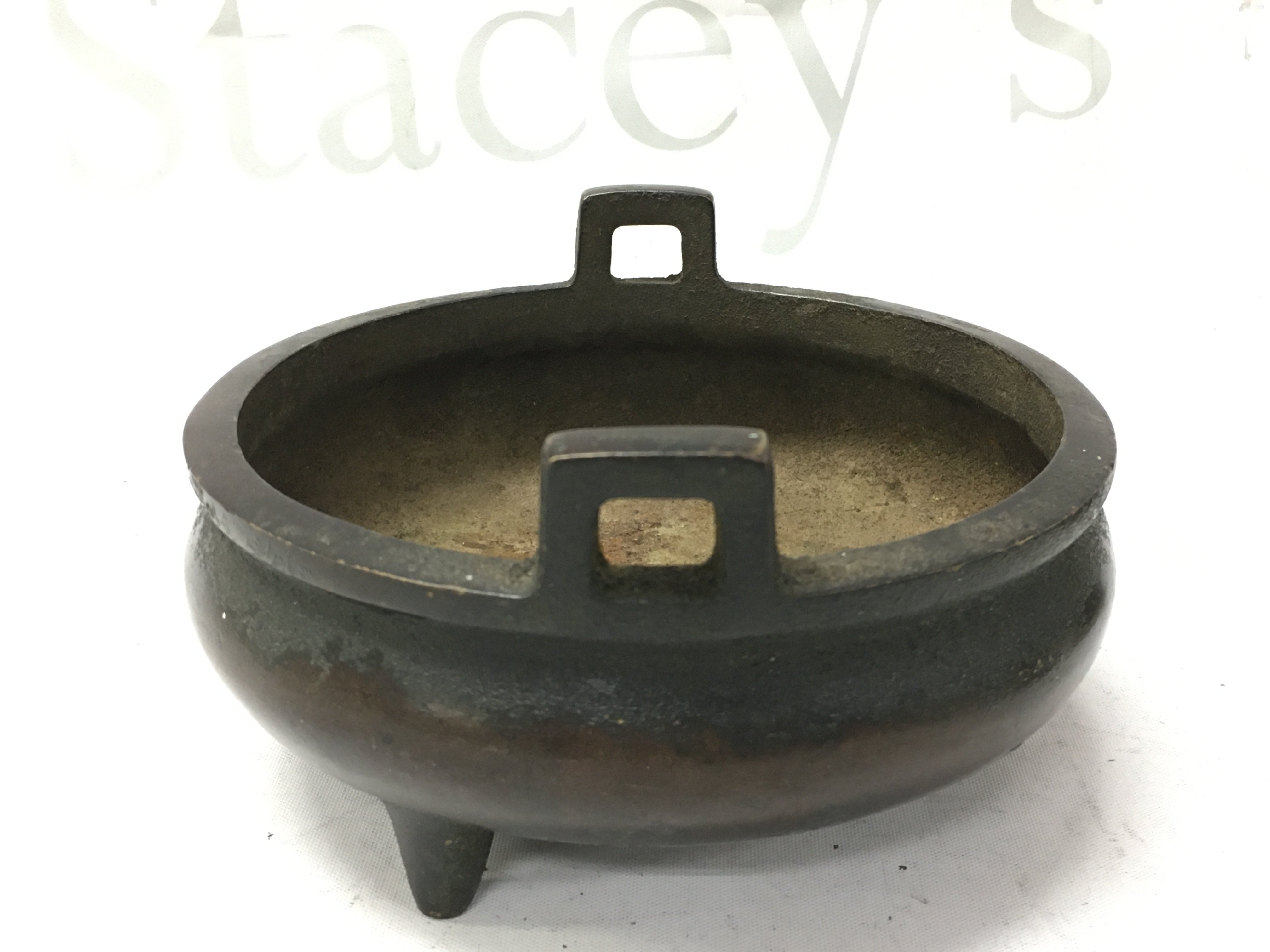 A Chinese censer with a six character mark at base . Postage category B