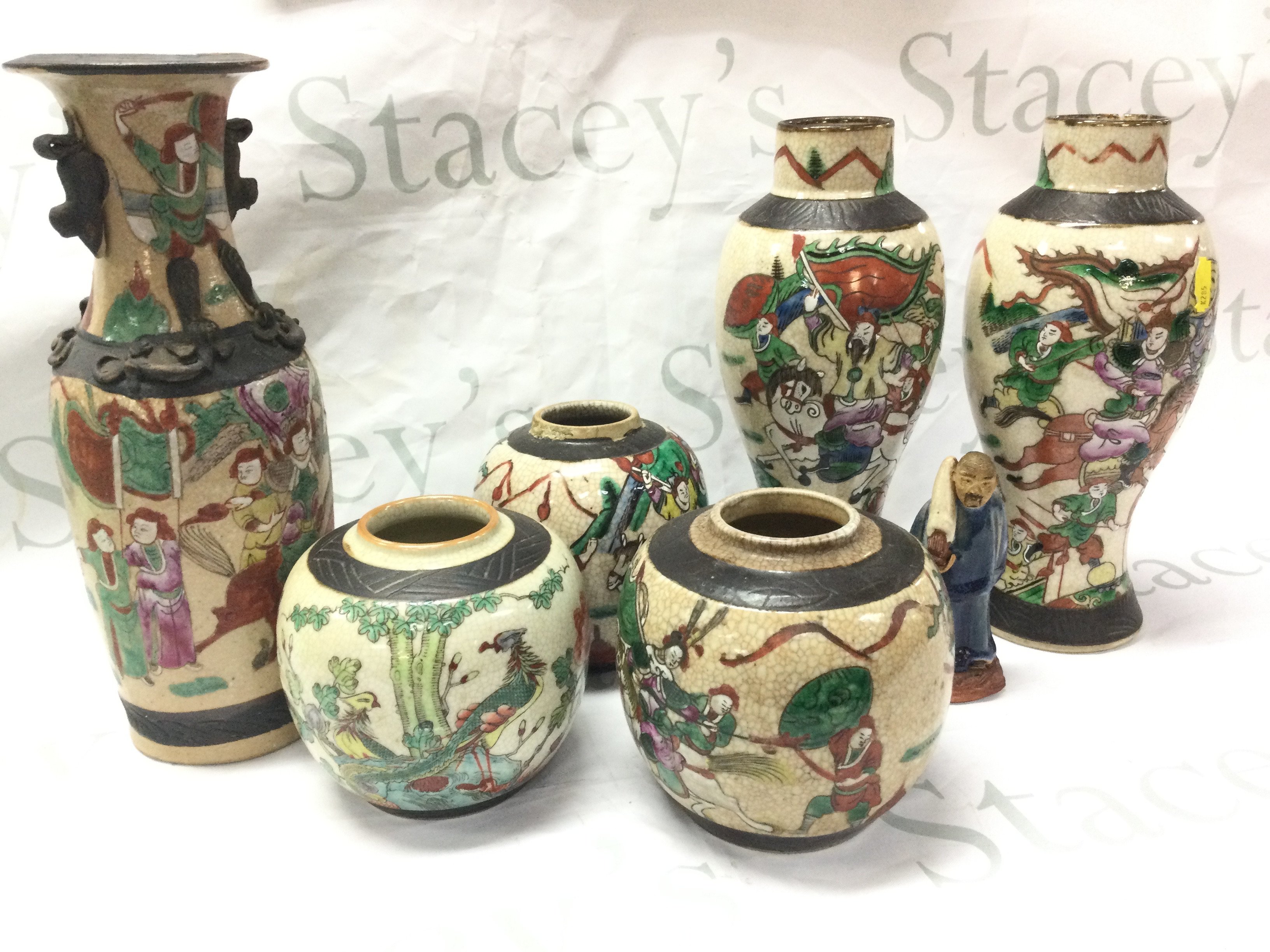 Chinese vases , this lot cannot be posted