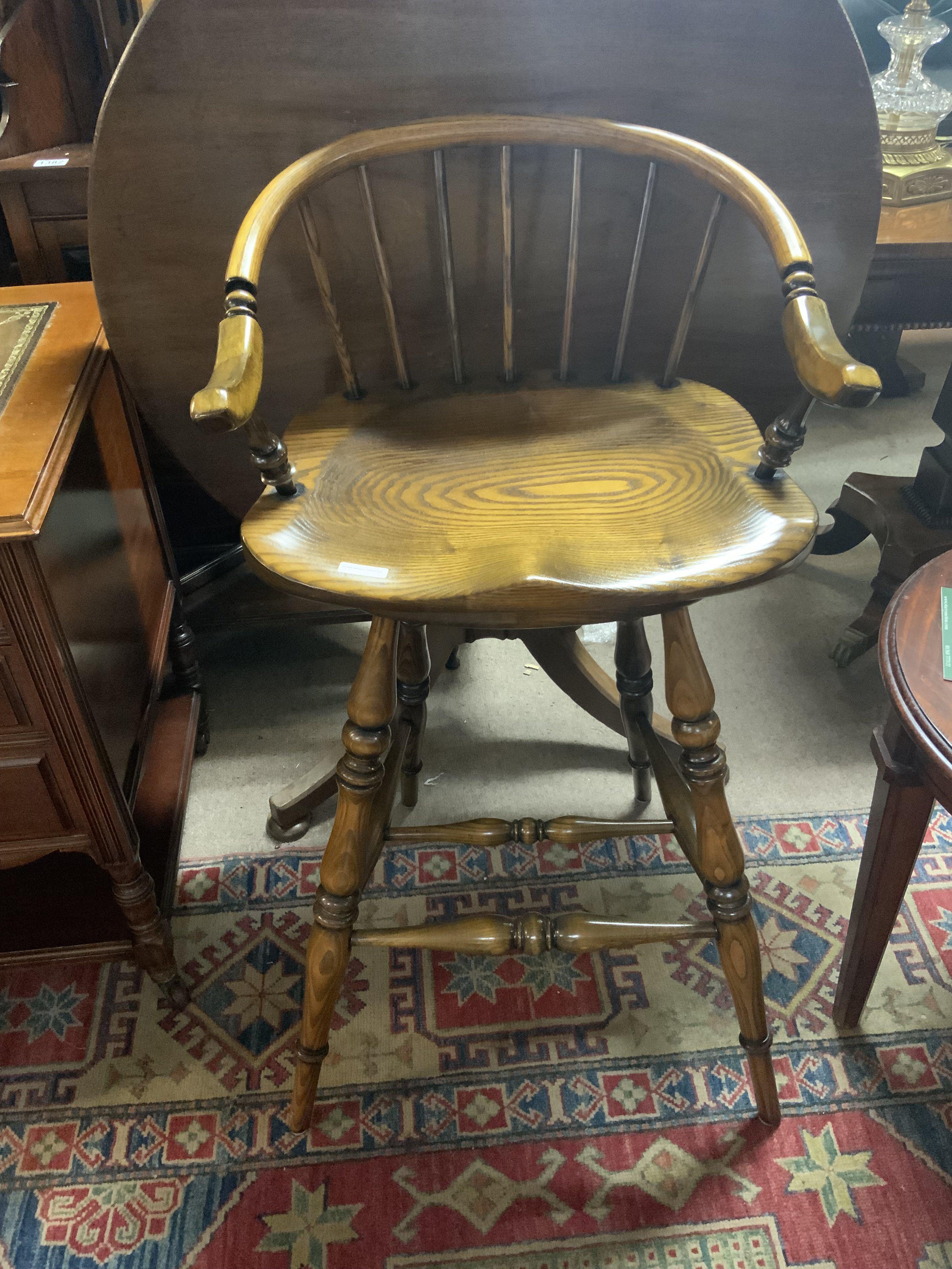 A pair of Chalon kitchen bar stools. (2)