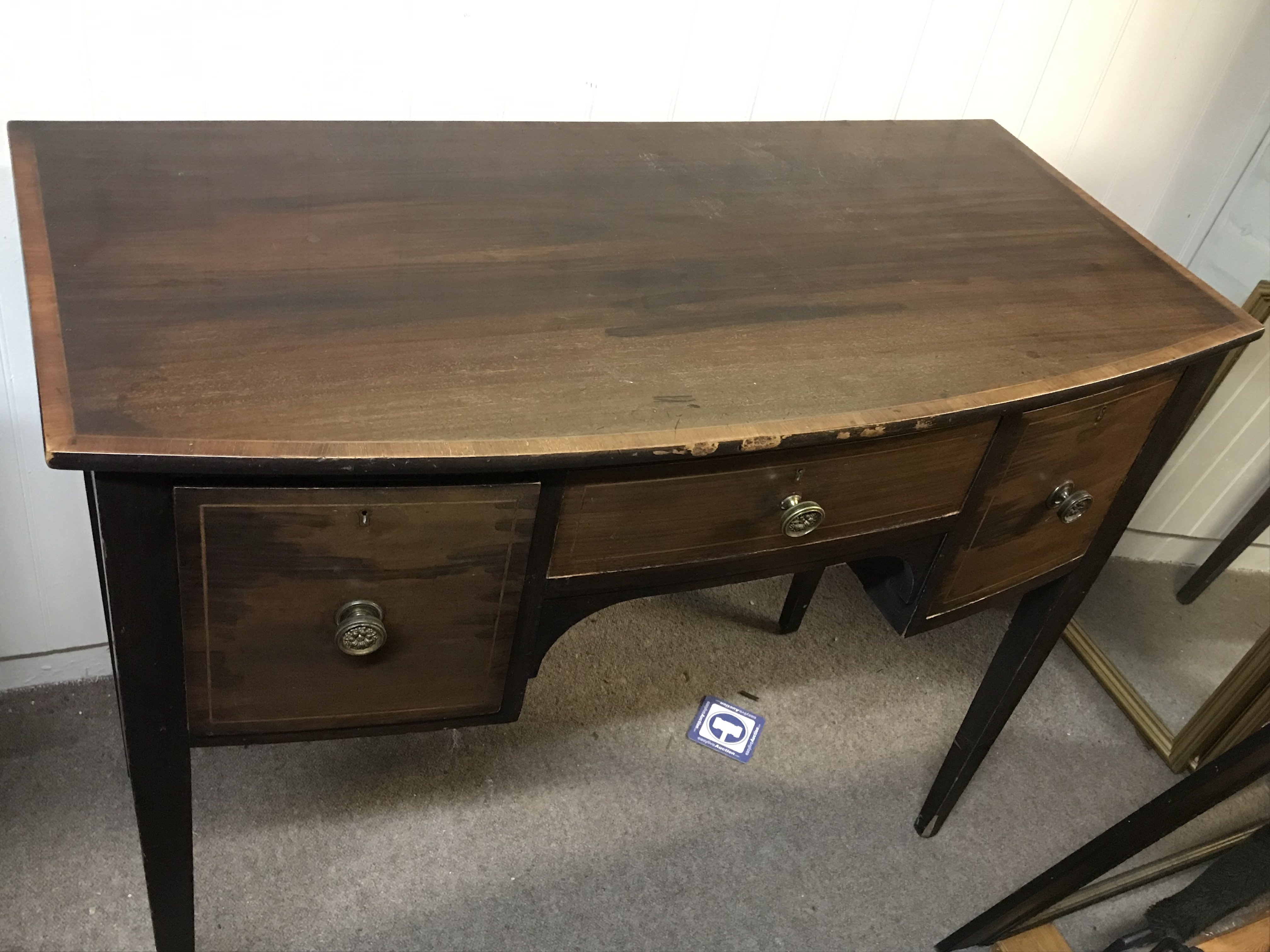 A Collection of furniture to include 3 occasional tables, 3 hall desks.