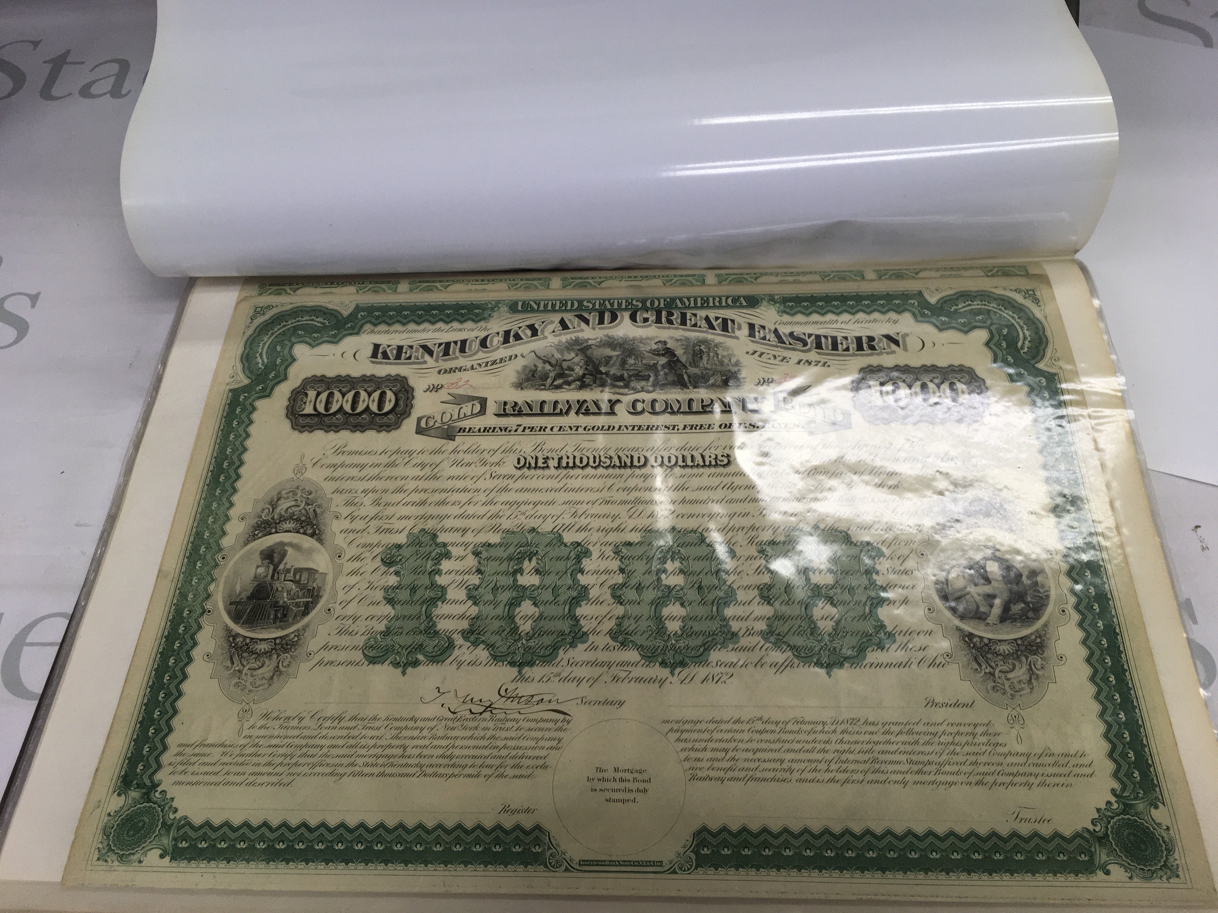 A collection of interesting bonds from various destinations including USA Brazil China Etc. Postage B