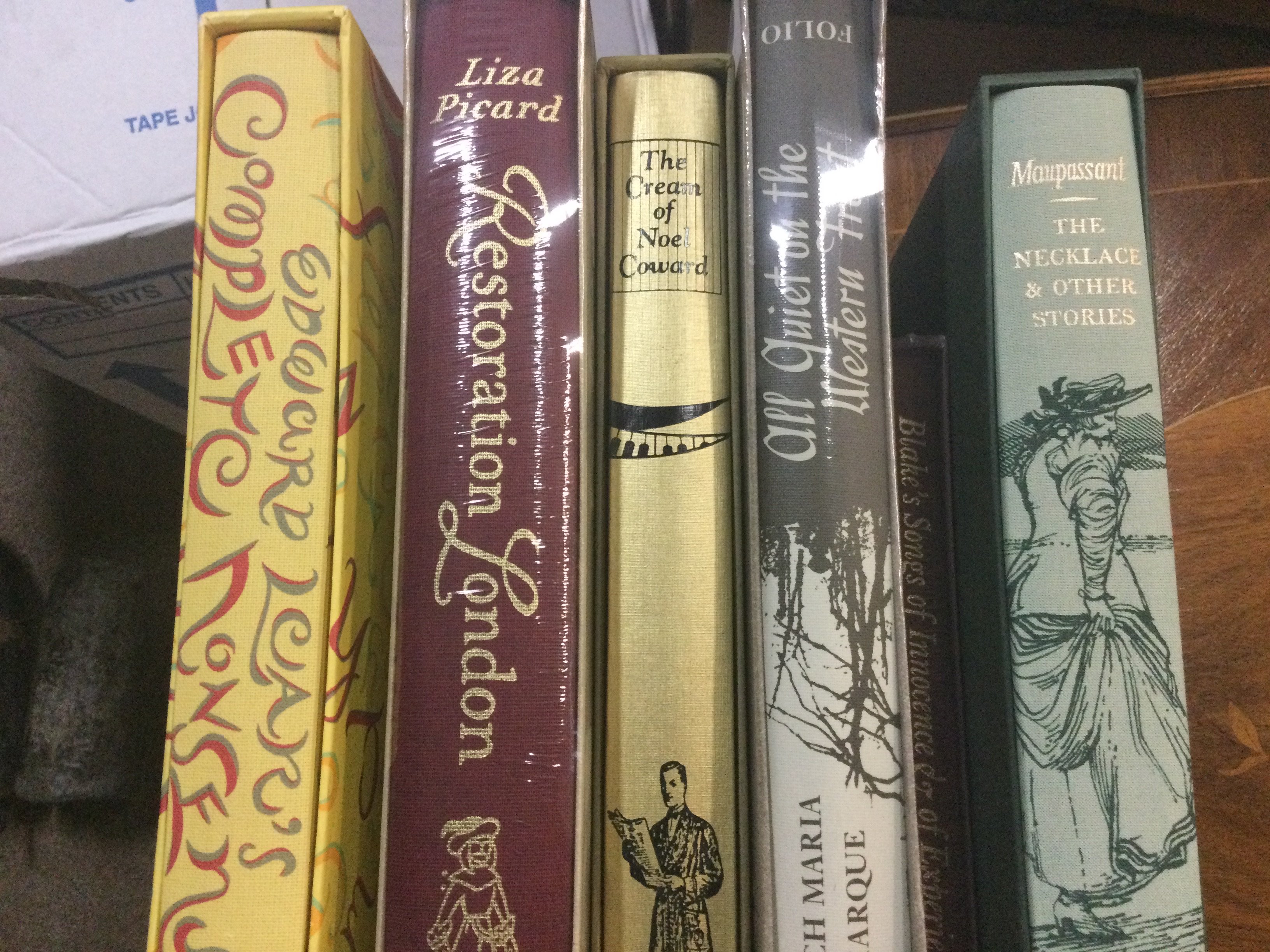 A collection of 16 folio society books .