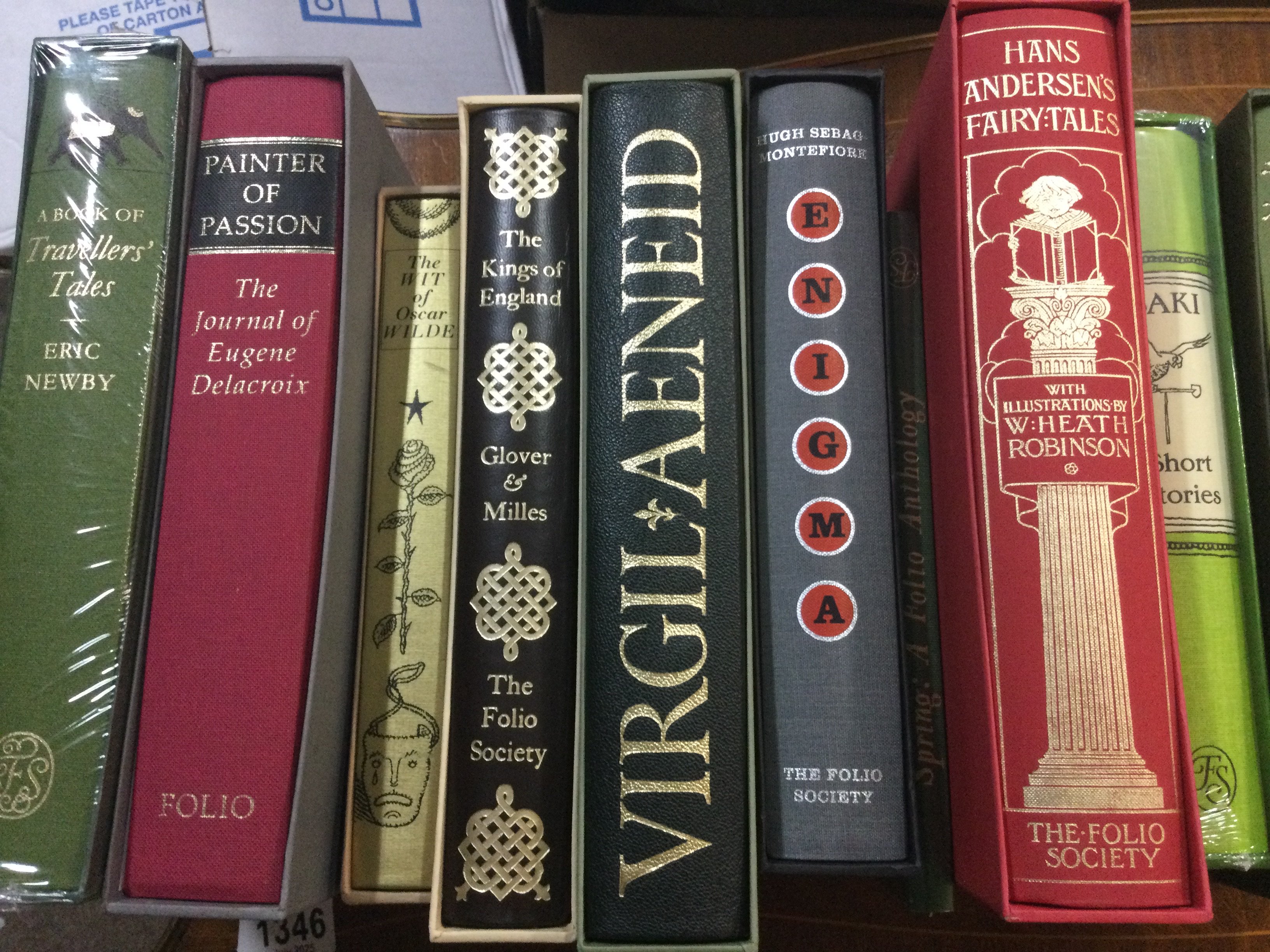 A collection of 25 folio Society books.